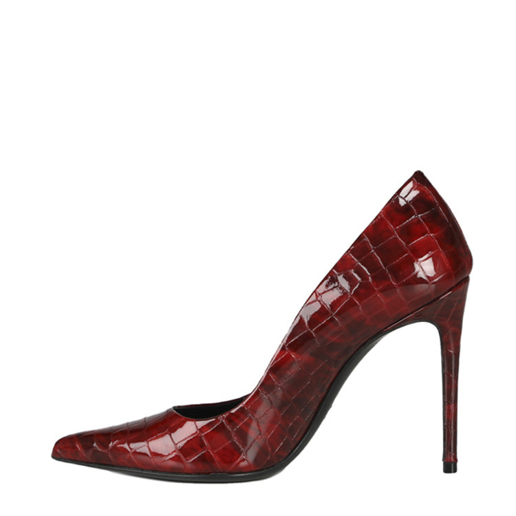 Gemma | Rot | Croc-Stil