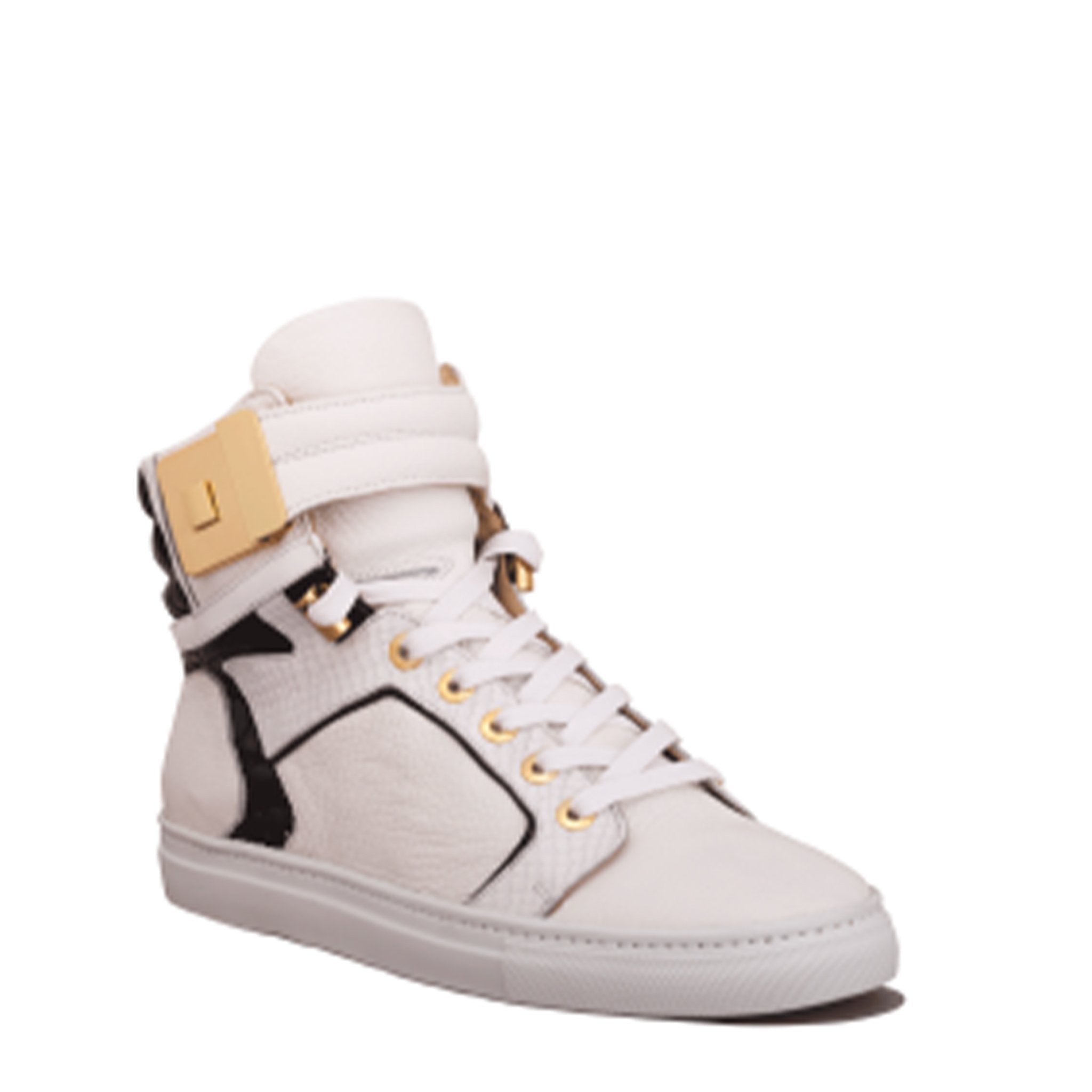 Soul noir blanc | Pompe en cuir noir x Lil | Édition limitée