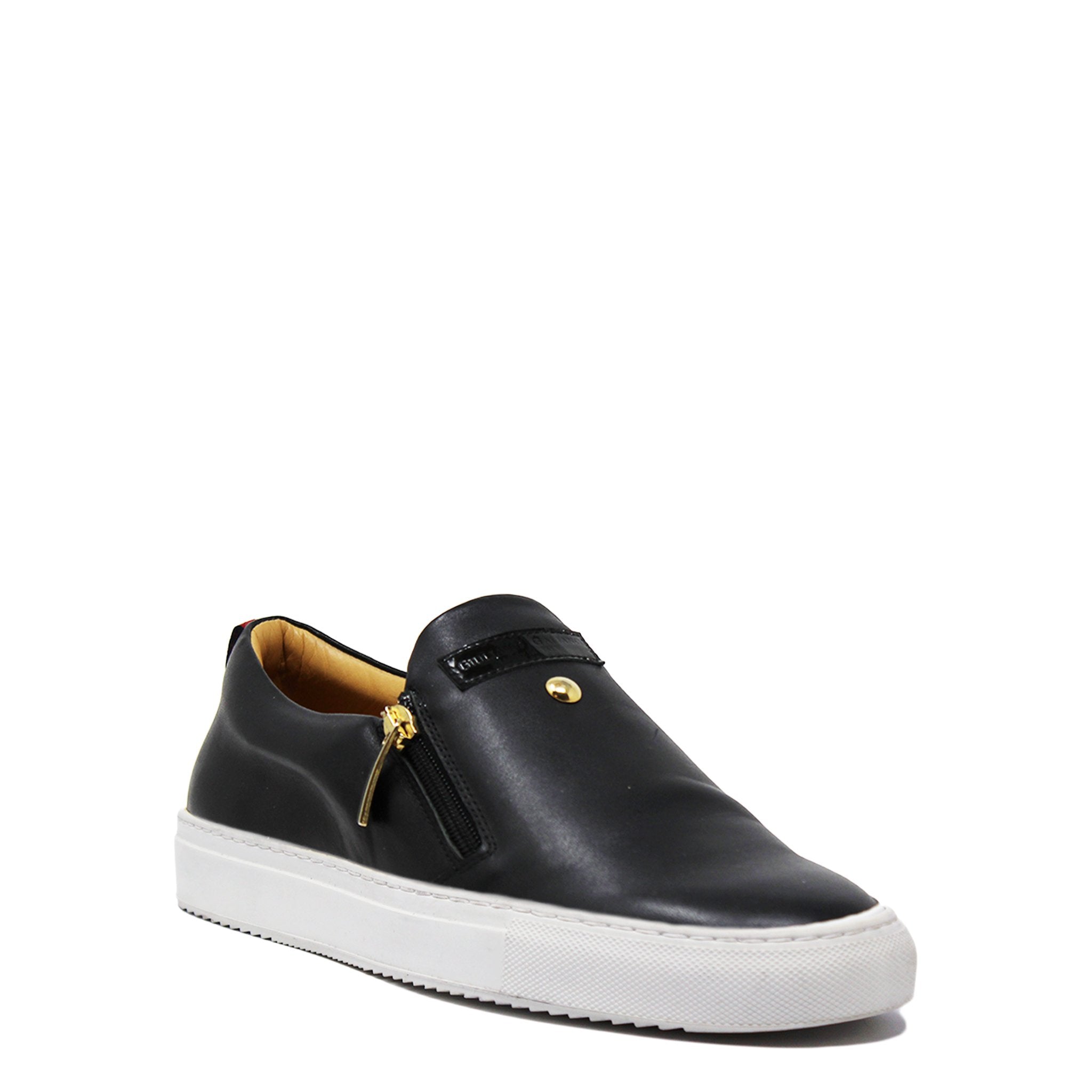 Black à enfiler | Noir | Cuir