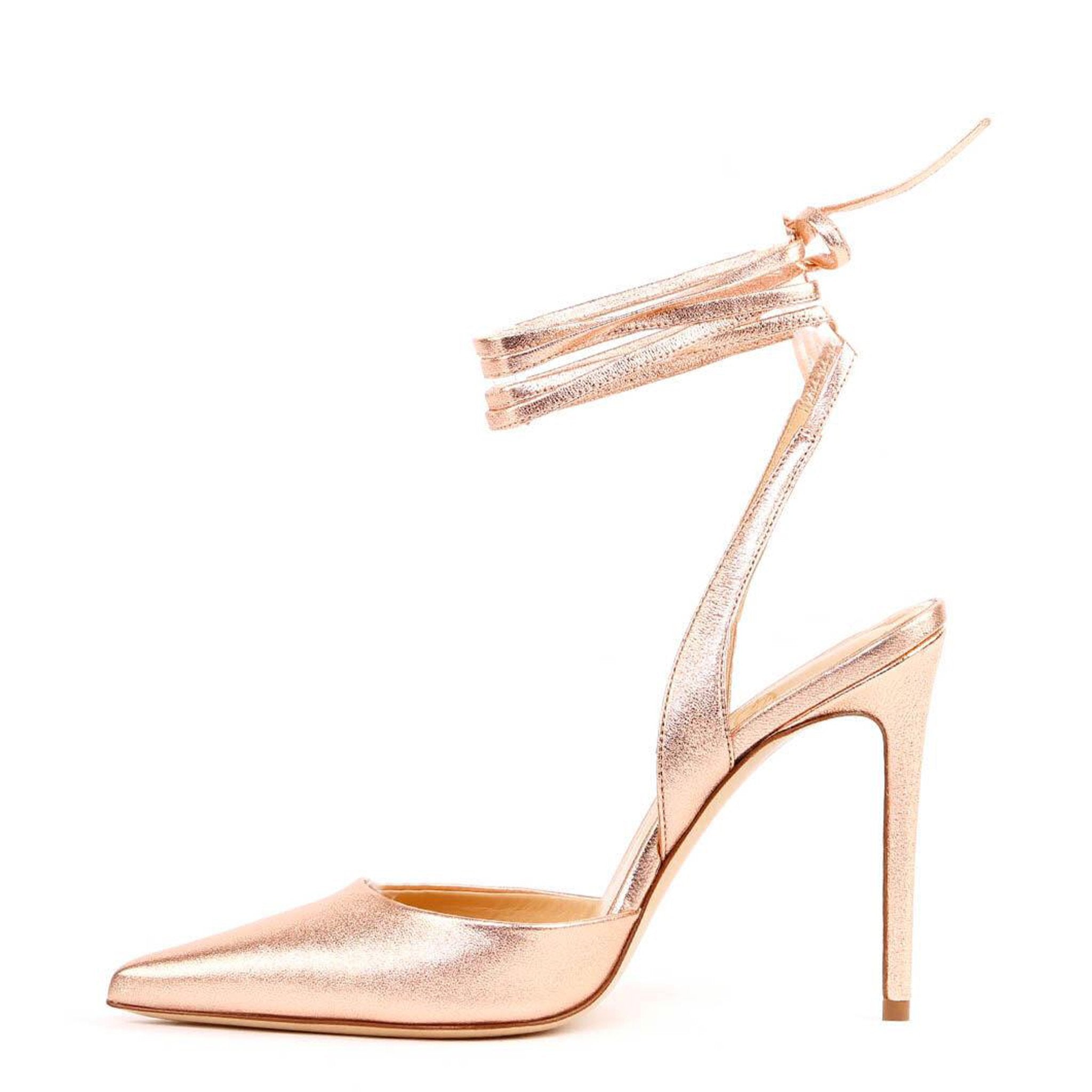 Naomi | Slingback | Pelle Laminata Lachs