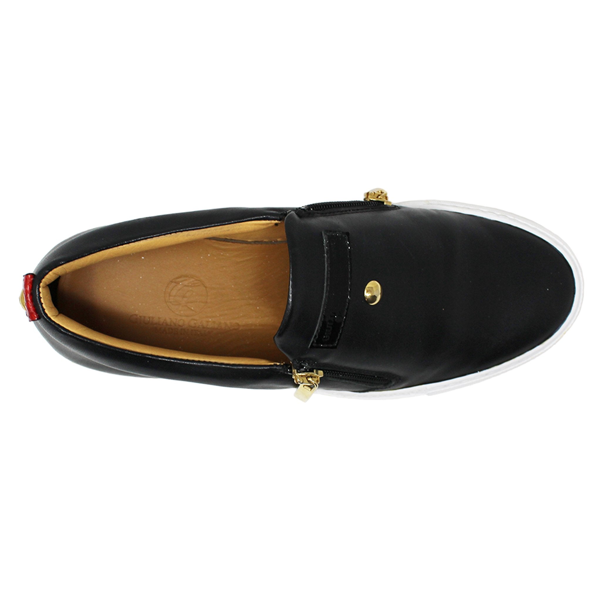 Black à enfiler | Noir | Cuir