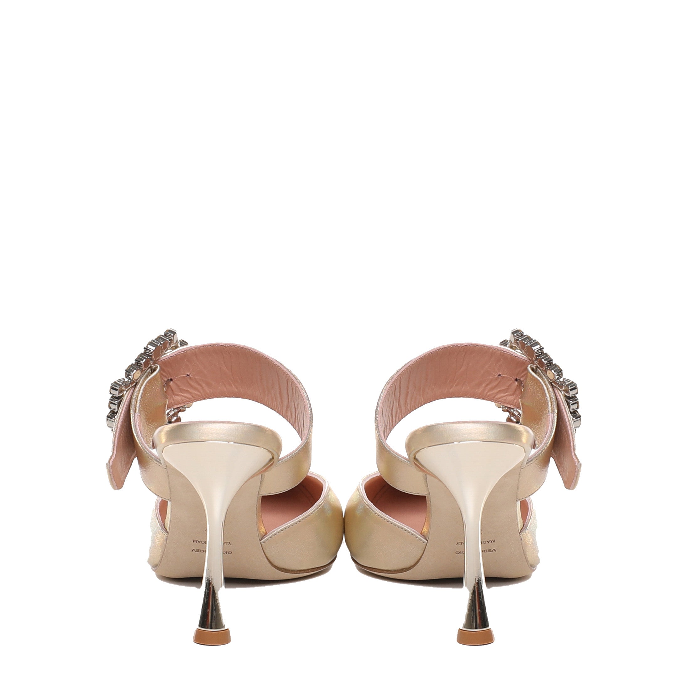 Pantoletten Alena | Pelle | Platin