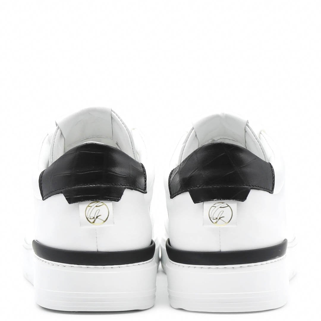 <tc>King1 Sneakers | White | Croc Style
</tc>