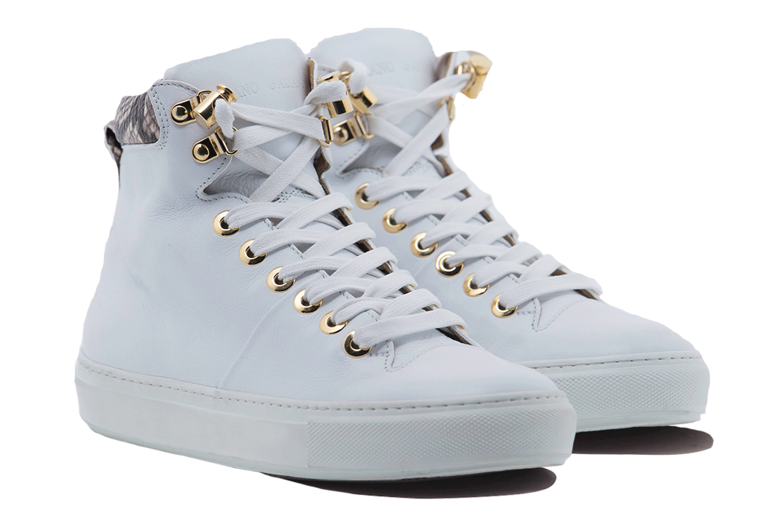 Keine Grenzen Weiß | Grau | Leder