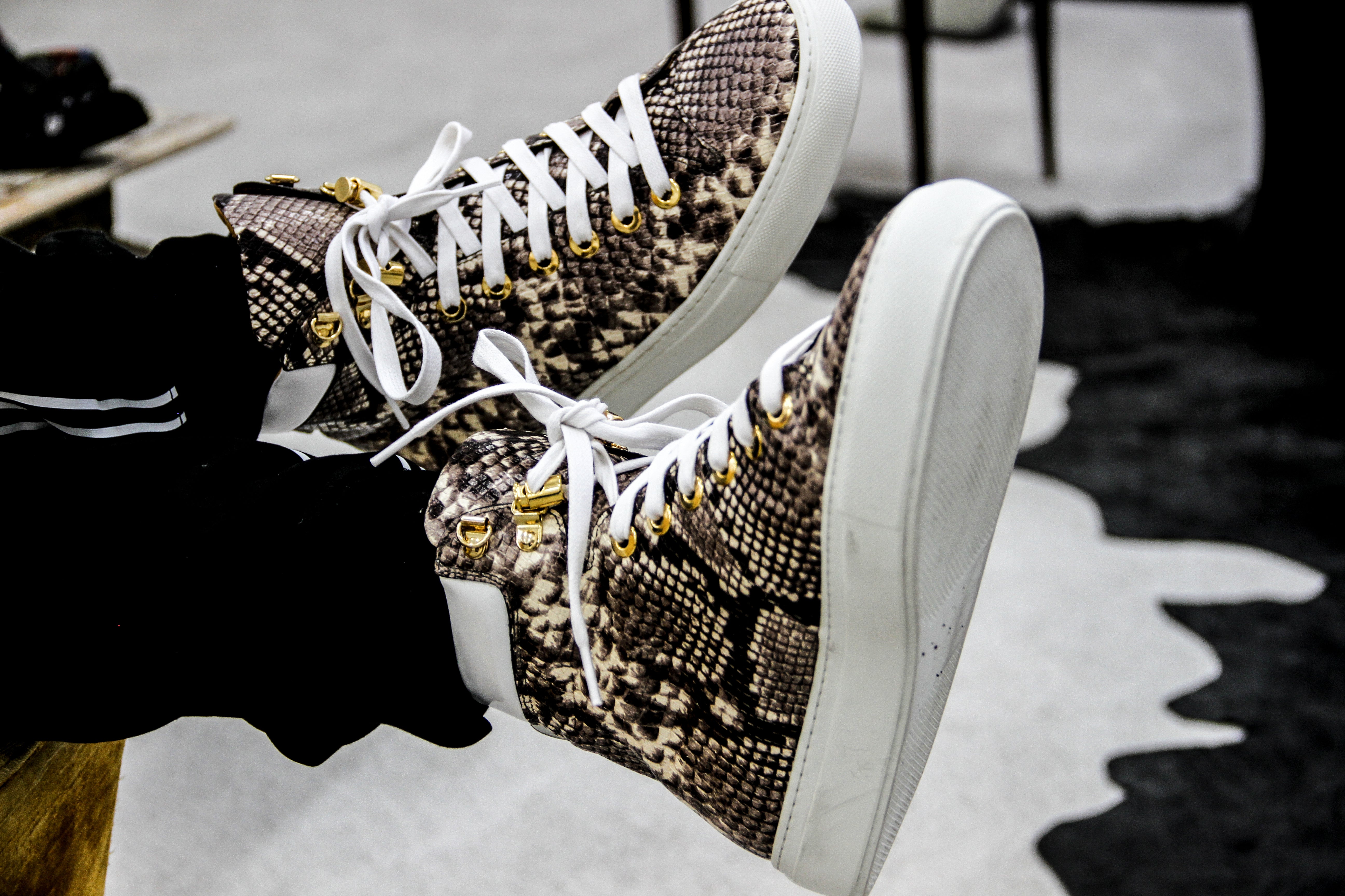 No Limits High Grey | White | Python Style | Limited Edition