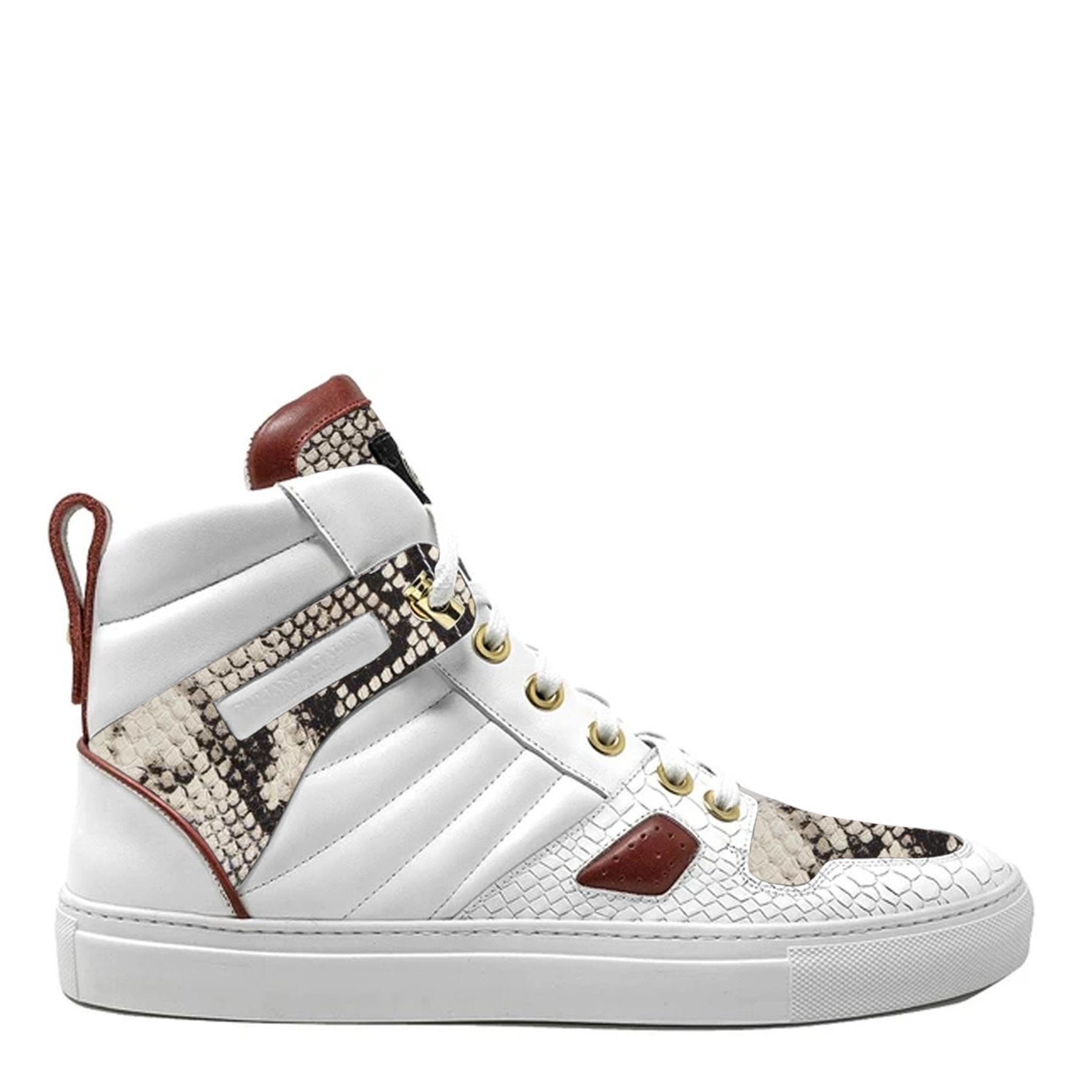 FastLife Hoch | Weiß Rot | Python-Stil