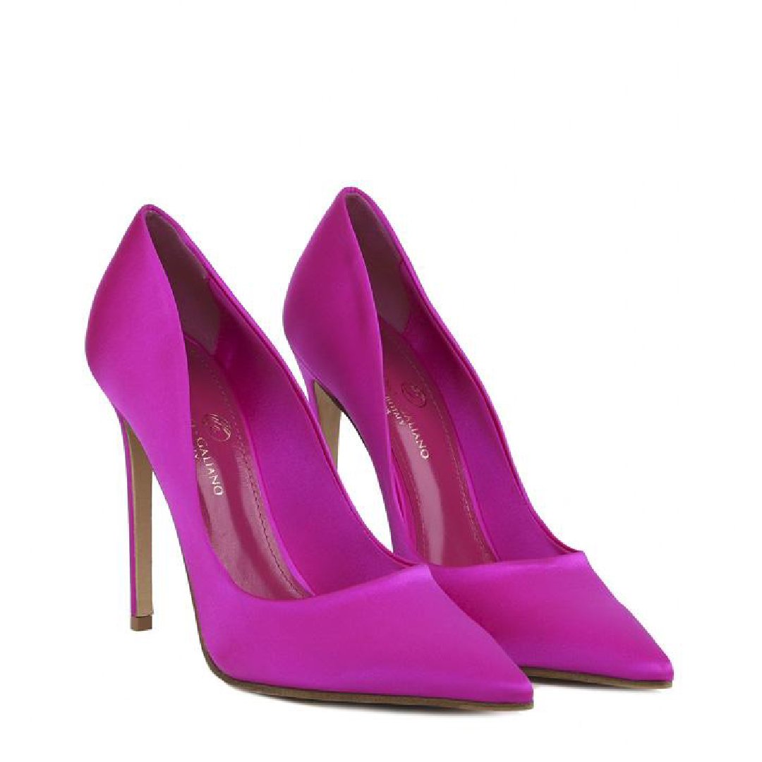 Dekolleté Amanda | Fuchsie | Raso di Seta