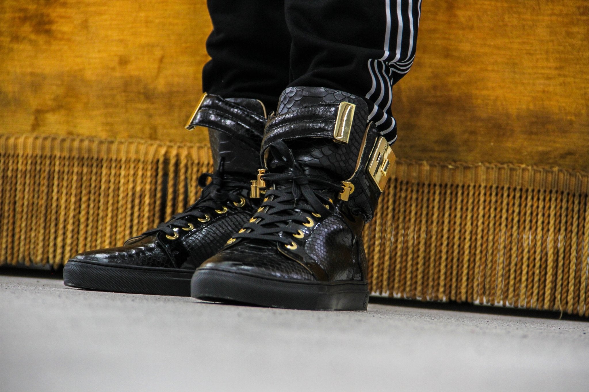 Black Soul Black | Black | Leather | Limited Edition - Giuliano Galiano | Handcrafted Luxury Sneakers Made In Italy