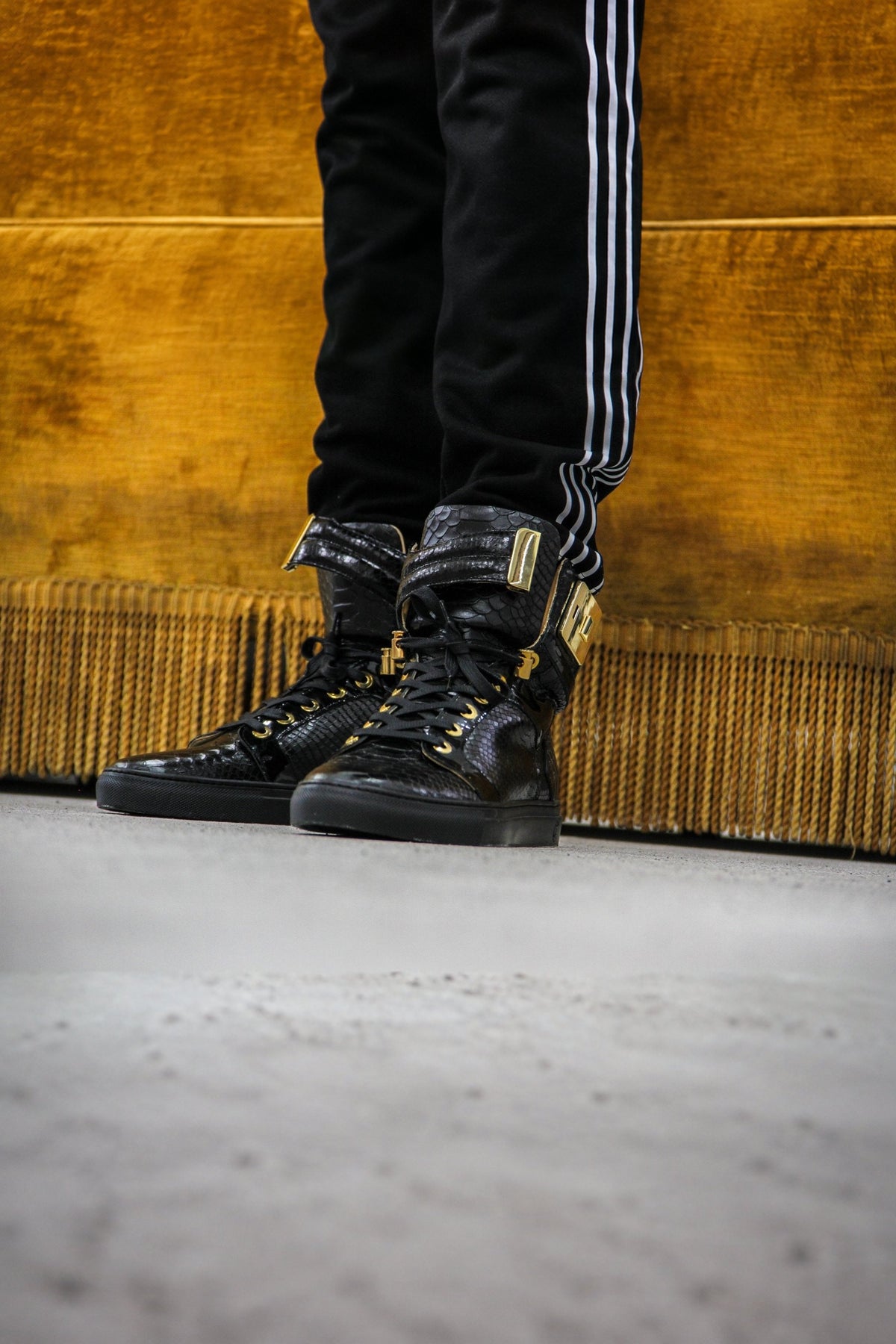Black Soul Black | Black | Leather | Limited Edition - Giuliano Galiano | Handcrafted Luxury Sneakers Made In Italy