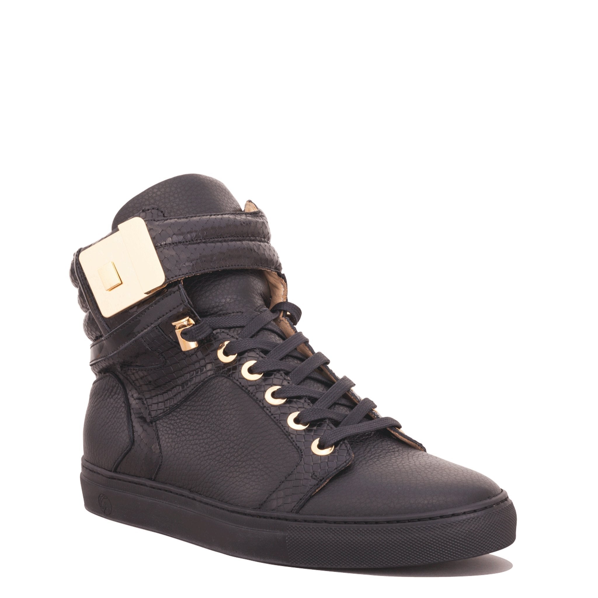 Black Soul Black | Black | Leather | Limited Edition - Giuliano Galiano | Handcrafted Luxury Sneakers Made In Italy