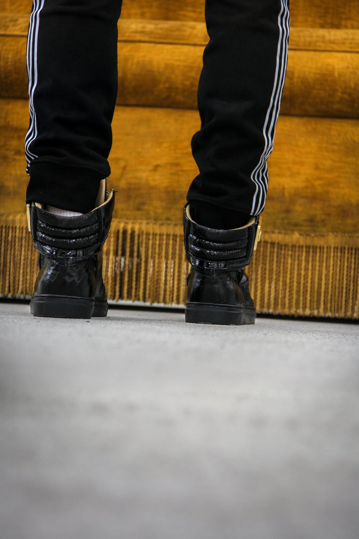 Black Soul Black | Black | Leather | Limited Edition - Giuliano Galiano | Handcrafted Luxury Sneakers Made In Italy