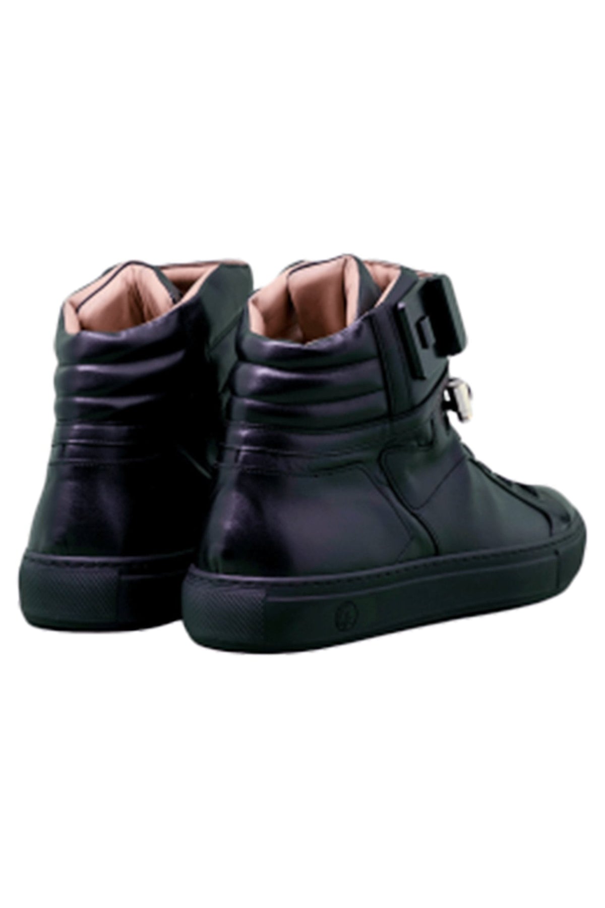 Black Soul Black | Black Leather Mat Trey Songz | Limited Edition - Giuliano Galiano | Handcrafted Luxury Sneakers Made In Italy