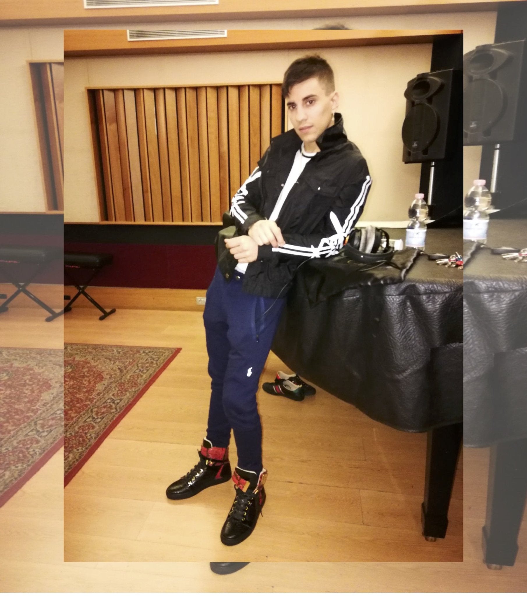 Black Soul Black | Red | Leather | Limited Edition - Giuliano Galiano | Handcrafted Luxury Sneakers Made In Italy