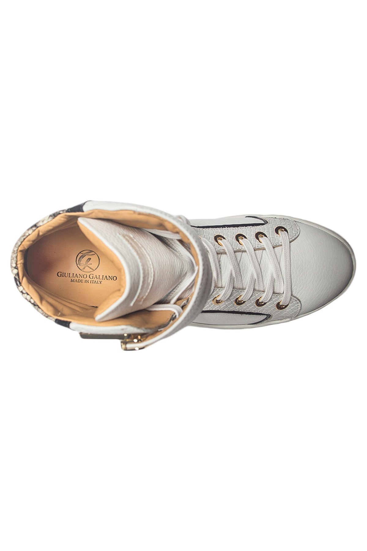 Black Soul II White | Grey | Leather | Limited Edition - Giuliano Galiano | Handcrafted Luxury Sneakers Made In Italy