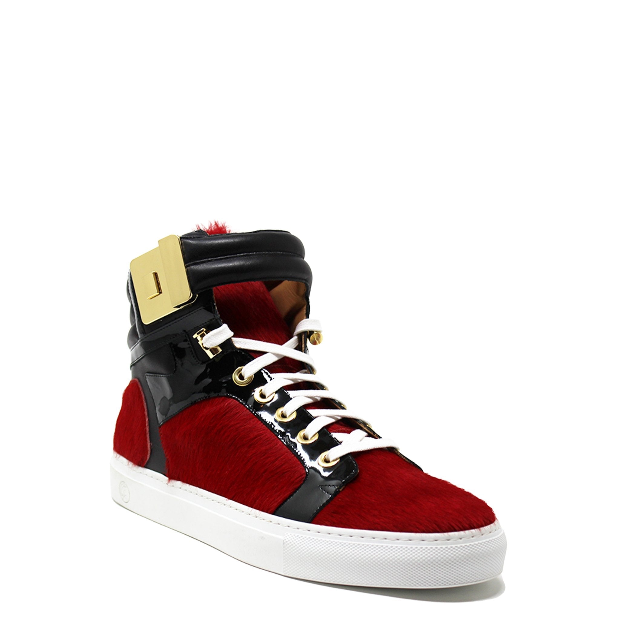 Black Soul Red | Black | Cavallino | Limited Edition - Giuliano Galiano | Handcrafted Luxury Sneakers Made In Italy
