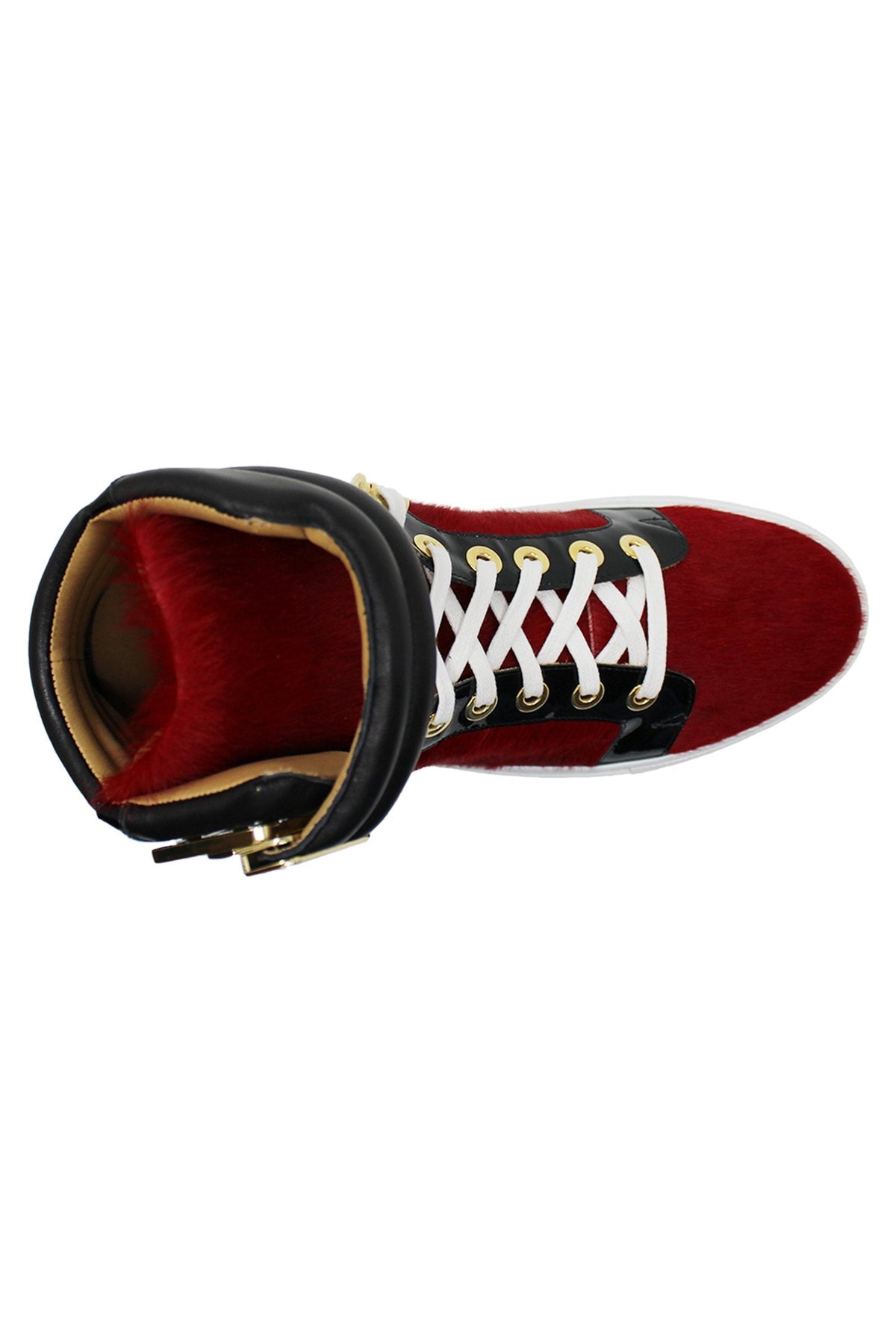 Black Soul Red | Black | Cavallino | Limited Edition - Giuliano Galiano | Handcrafted Luxury Sneakers Made In Italy