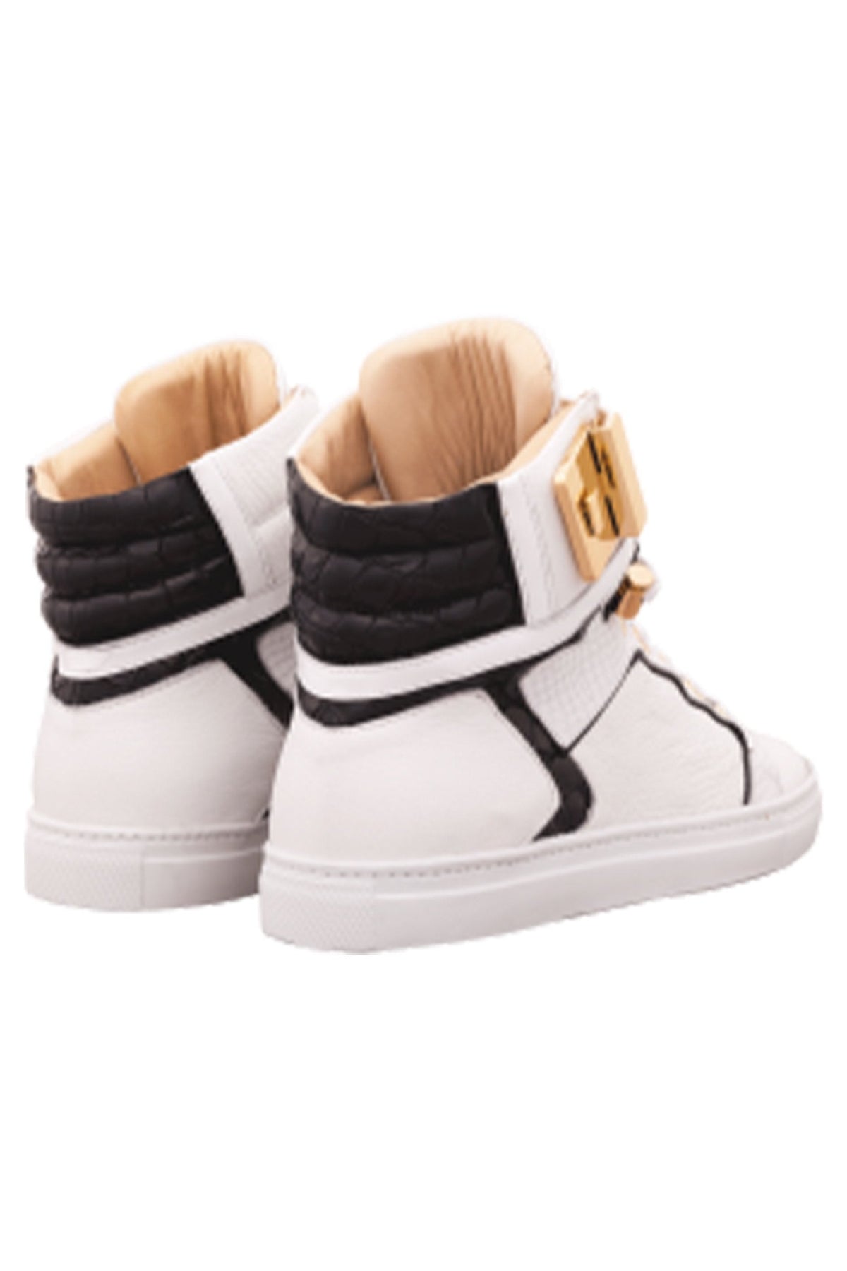 Black Soul White | Black Leather X LIL PUMP | Limited Edition - Giuliano Galiano | Handcrafted Luxury Sneakers Made In Italy