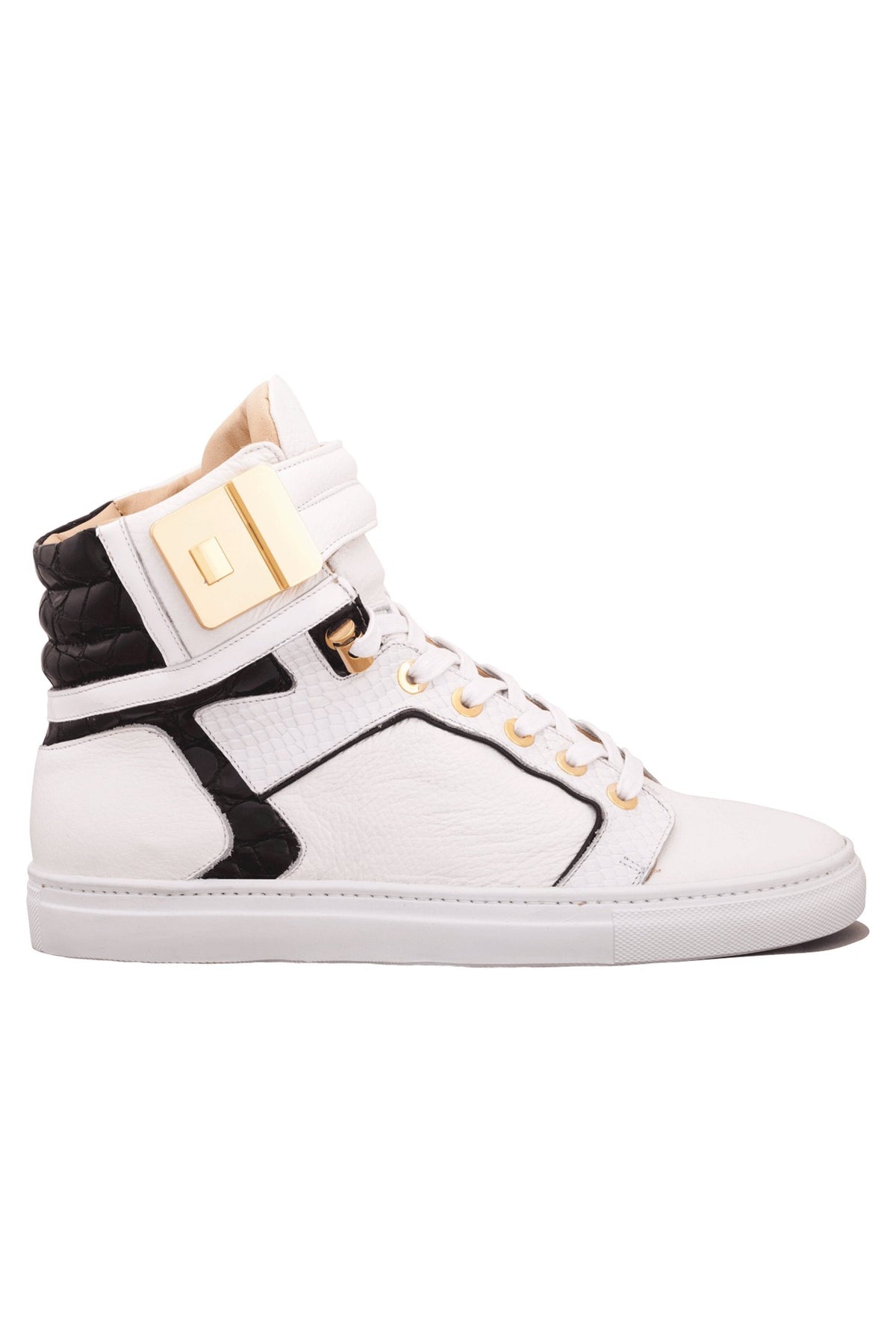 Black Soul White | Black Leather X LIL PUMP | Limited Edition - Giuliano Galiano | Handcrafted Luxury Sneakers Made In Italy
