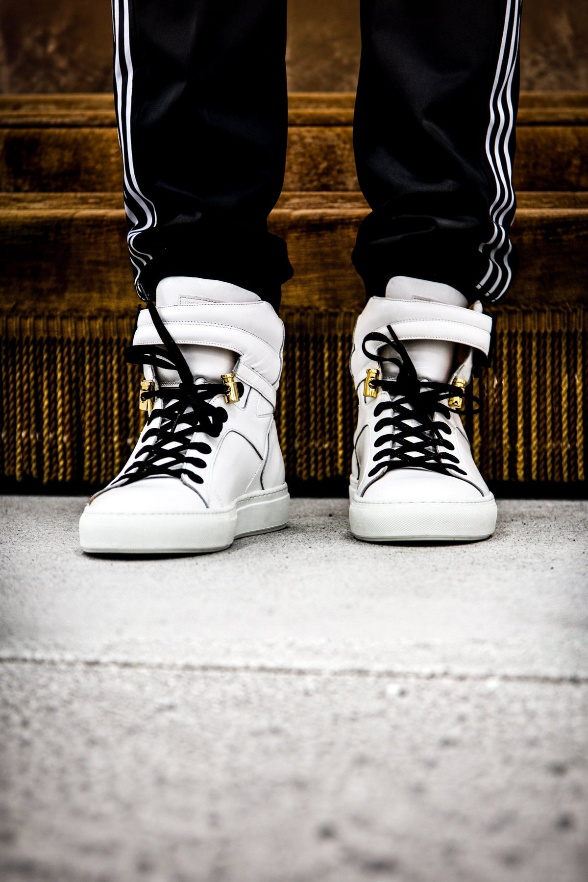 Black Soul White | White | Mat | Limited Edition - Giuliano Galiano | Handcrafted Luxury Sneakers Made In Italy