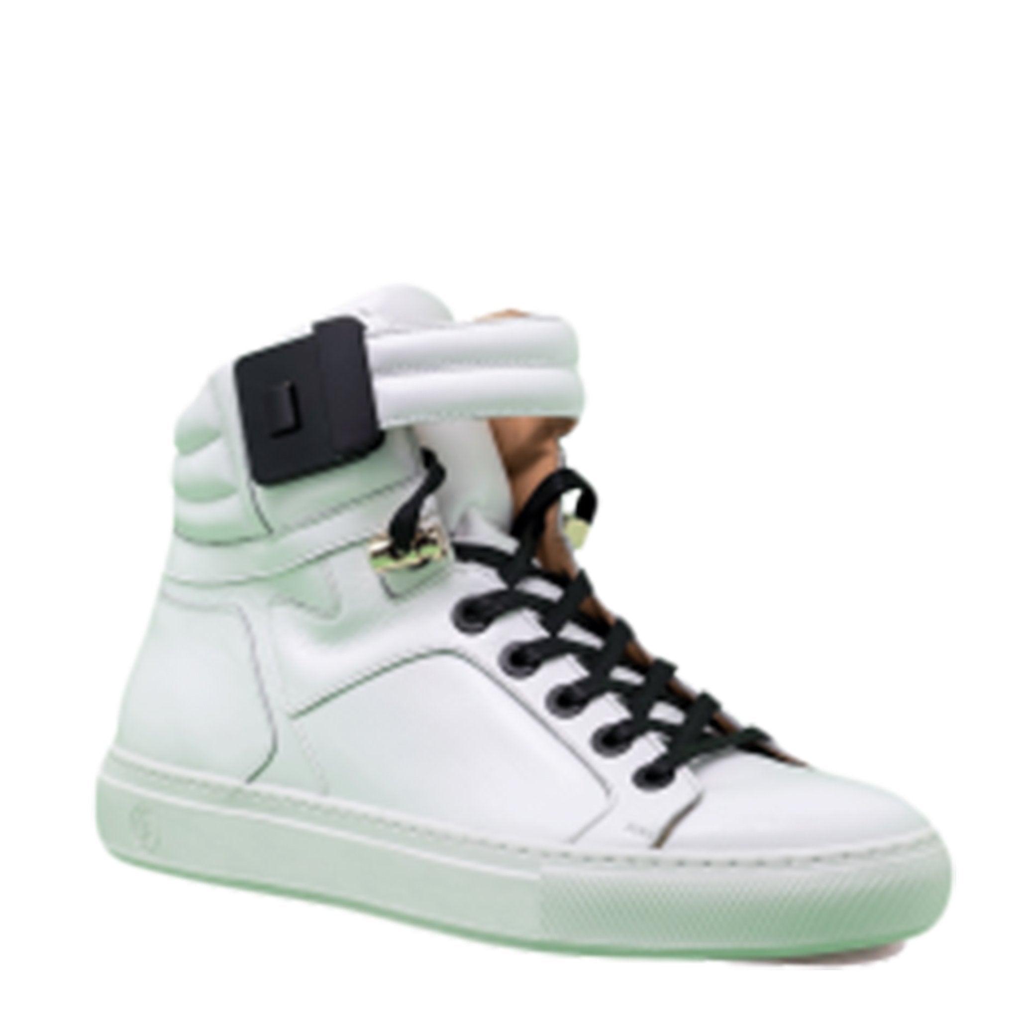 Black Soul White | White | Mat | Limited Edition - Giuliano Galiano | Handcrafted Luxury Sneakers Made In Italy