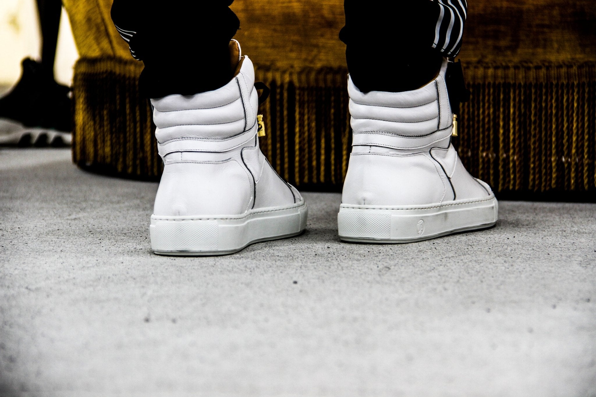 Black Soul White | White | Mat | Limited Edition - Giuliano Galiano | Handcrafted Luxury Sneakers Made In Italy