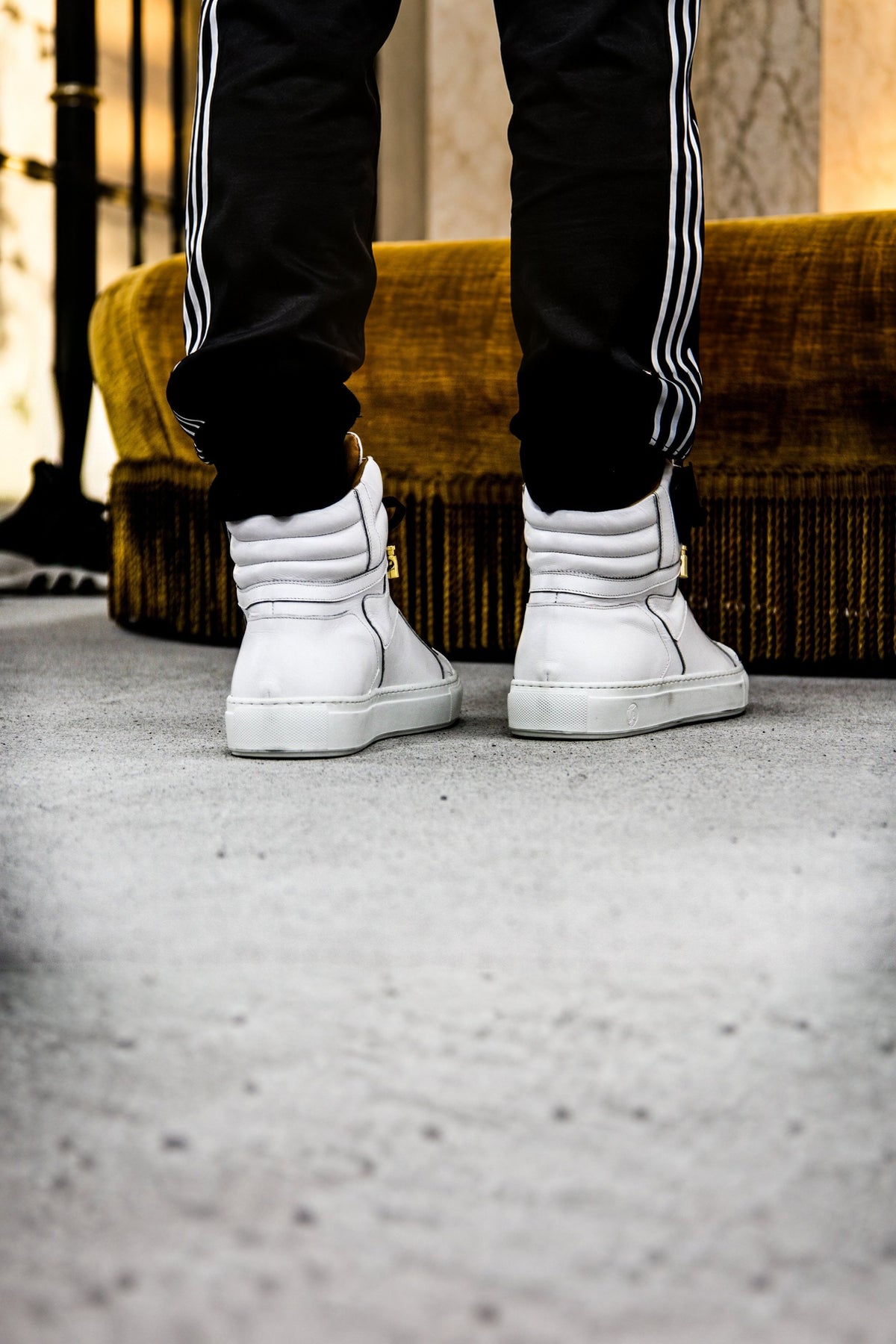 Black Soul White | White | Mat | Limited Edition - Giuliano Galiano | Handcrafted Luxury Sneakers Made In Italy