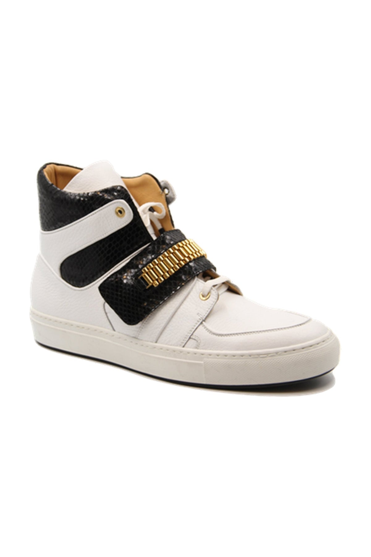 Capri White | Black | Leather | Limited Edition - Giuliano Galiano | Handcrafted Luxury Sneakers Made In Italy