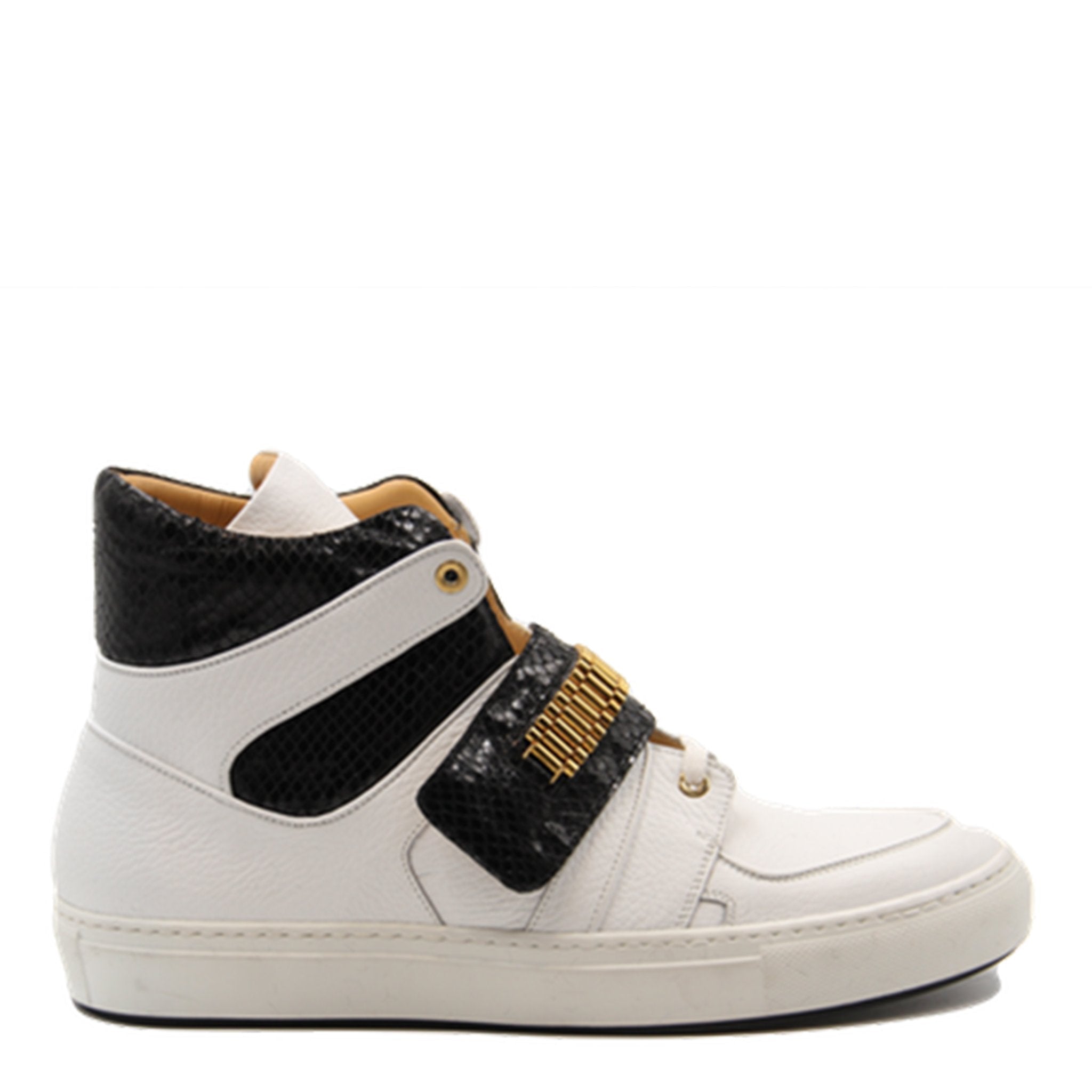Capri White | Black | Leather | Limited Edition - Giuliano Galiano | Handcrafted Luxury Sneakers Made In Italy
