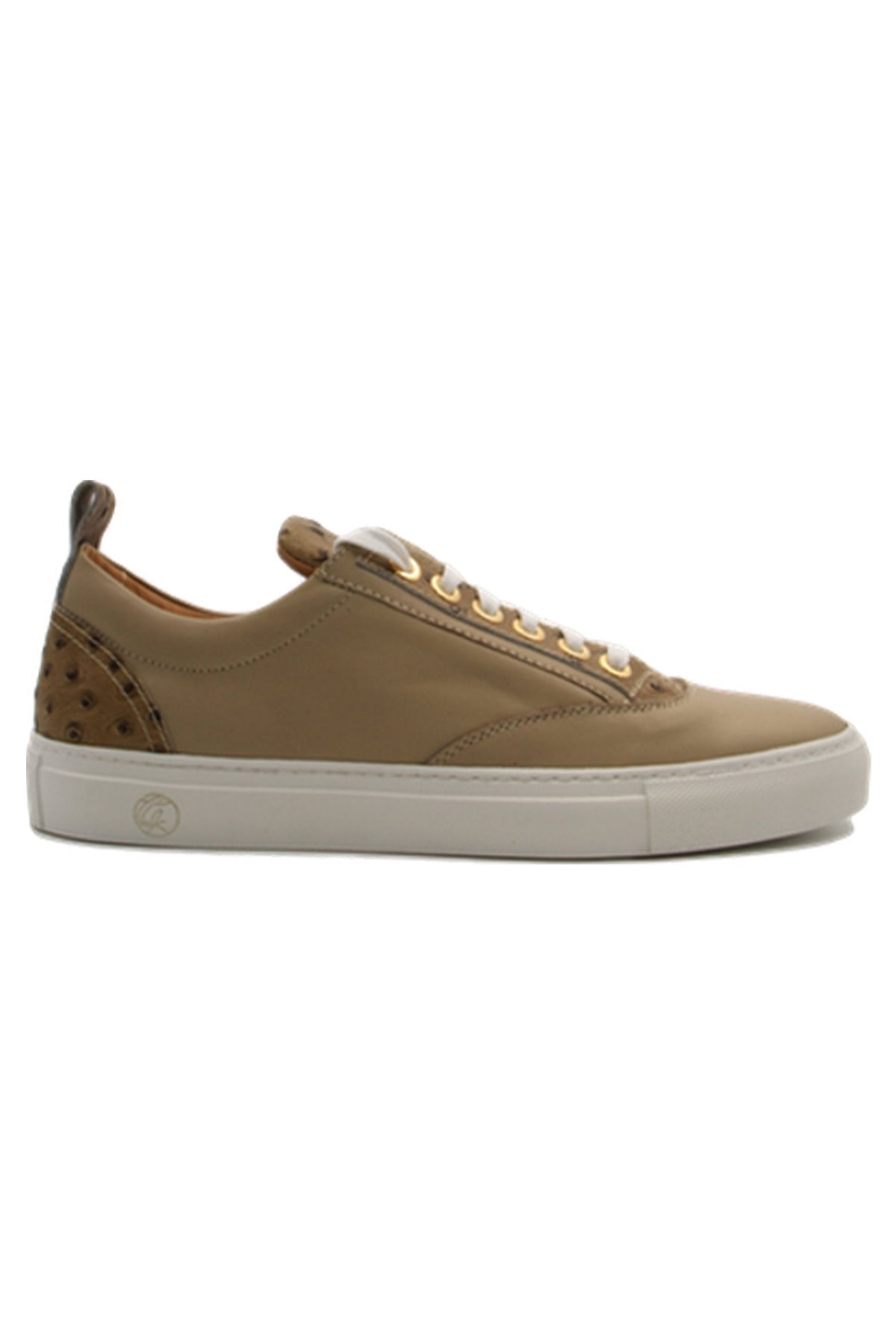 Caviar Low Beige | Beige | Leather | Limited Edition - Giuliano Galiano | Handcrafted Luxury Sneakers Made In Italy