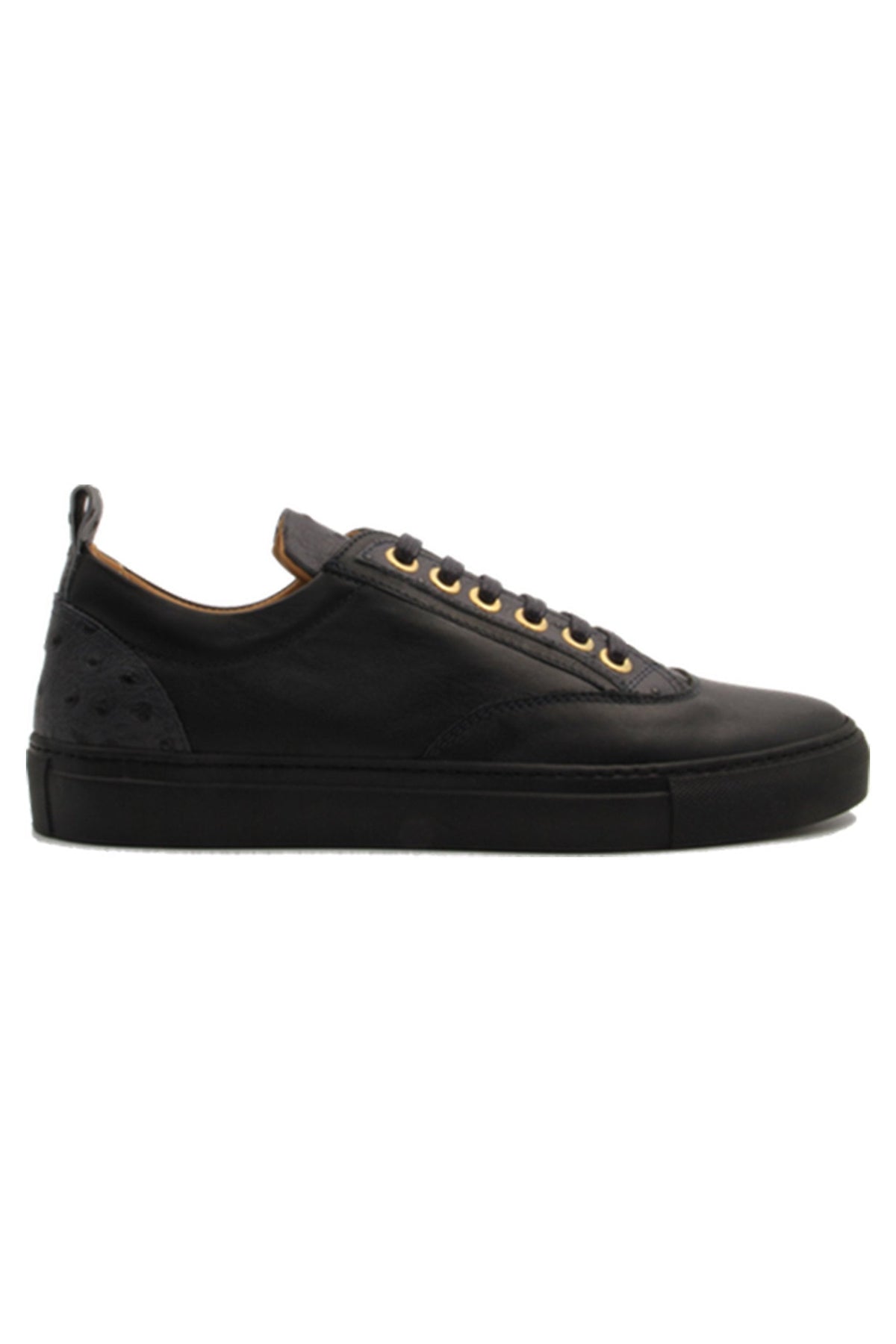 Caviar Low Black | Black | Leather | Limited Edition - Giuliano Galiano | Handcrafted Luxury Sneakers Made In Italy