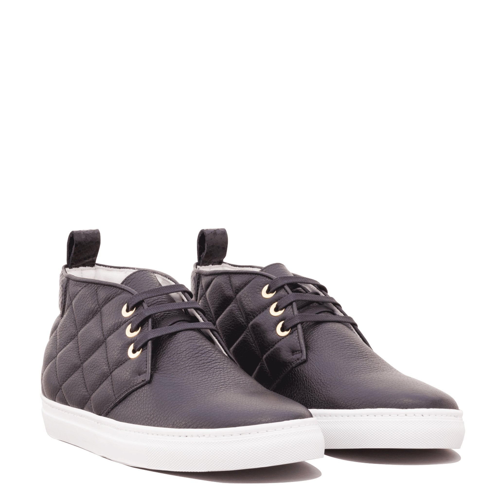 Day Dream Black | Black | Leather | Limited Edition - Giuliano Galiano | Handcrafted Luxury Sneakers Made In Italy