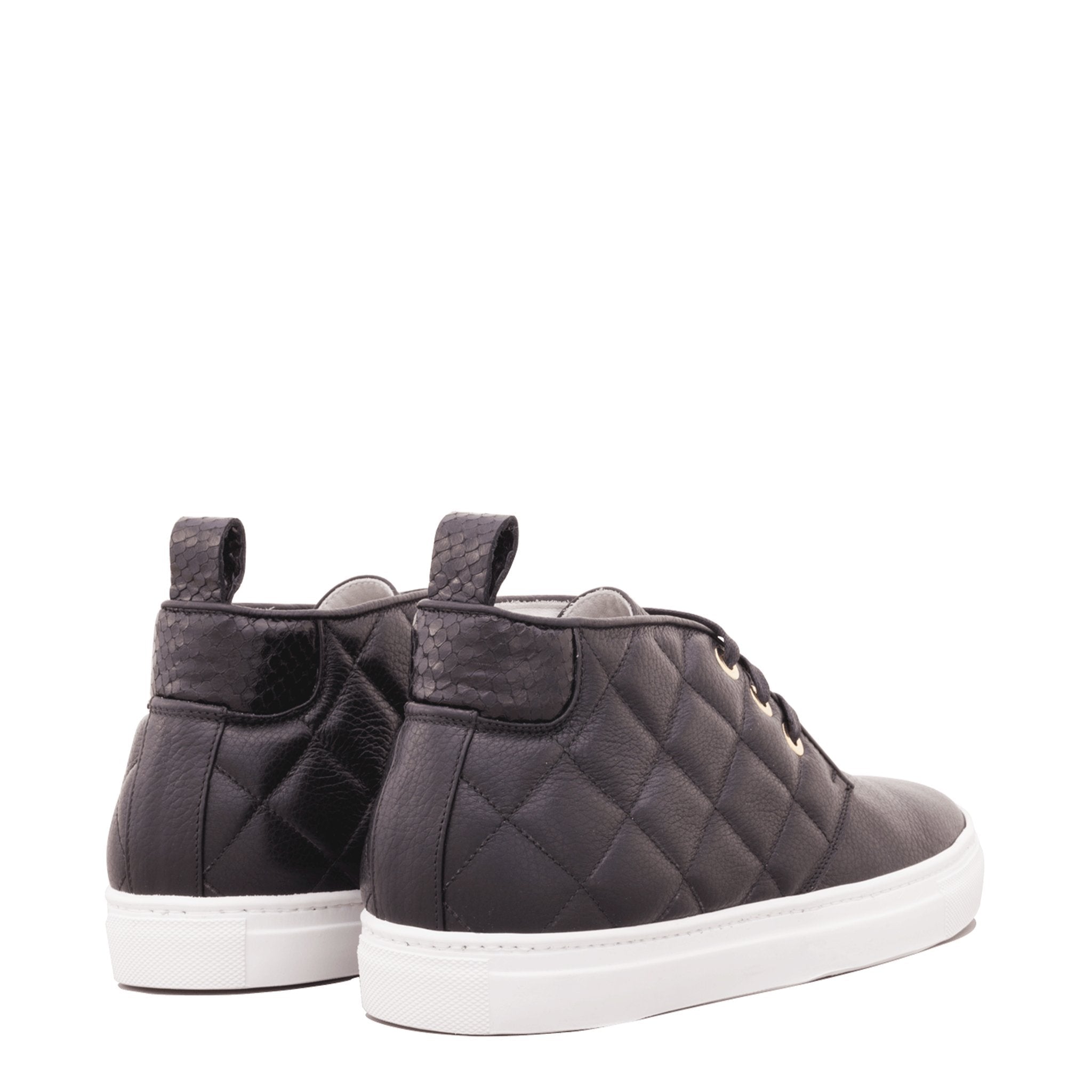 Day Dream Black | Black | Leather | Limited Edition - Giuliano Galiano | Handcrafted Luxury Sneakers Made In Italy