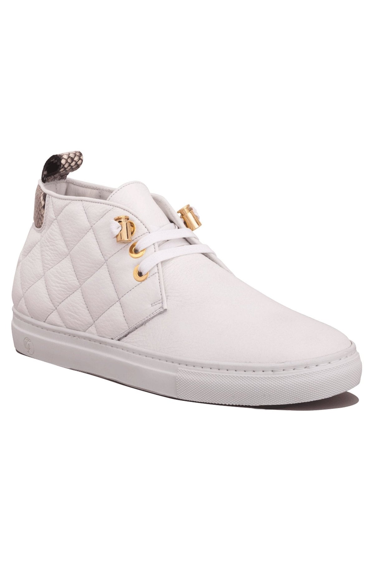 Day Dream White | Grey | Leather | Limited Edition - Giuliano Galiano | Handcrafted Luxury Sneakers Made In Italy