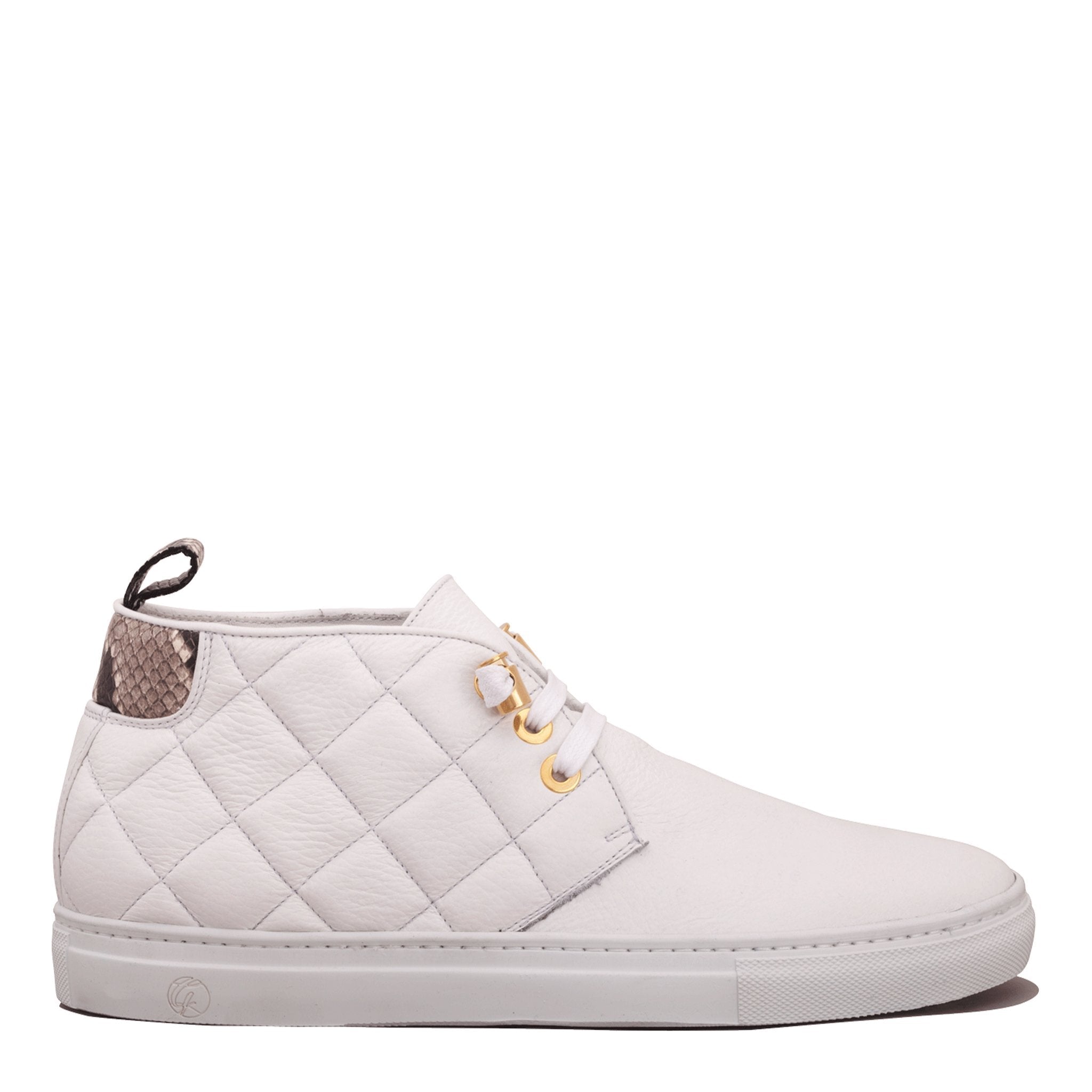 Day Dream White | Grey | Leather | Limited Edition - Giuliano Galiano | Handcrafted Luxury Sneakers Made In Italy