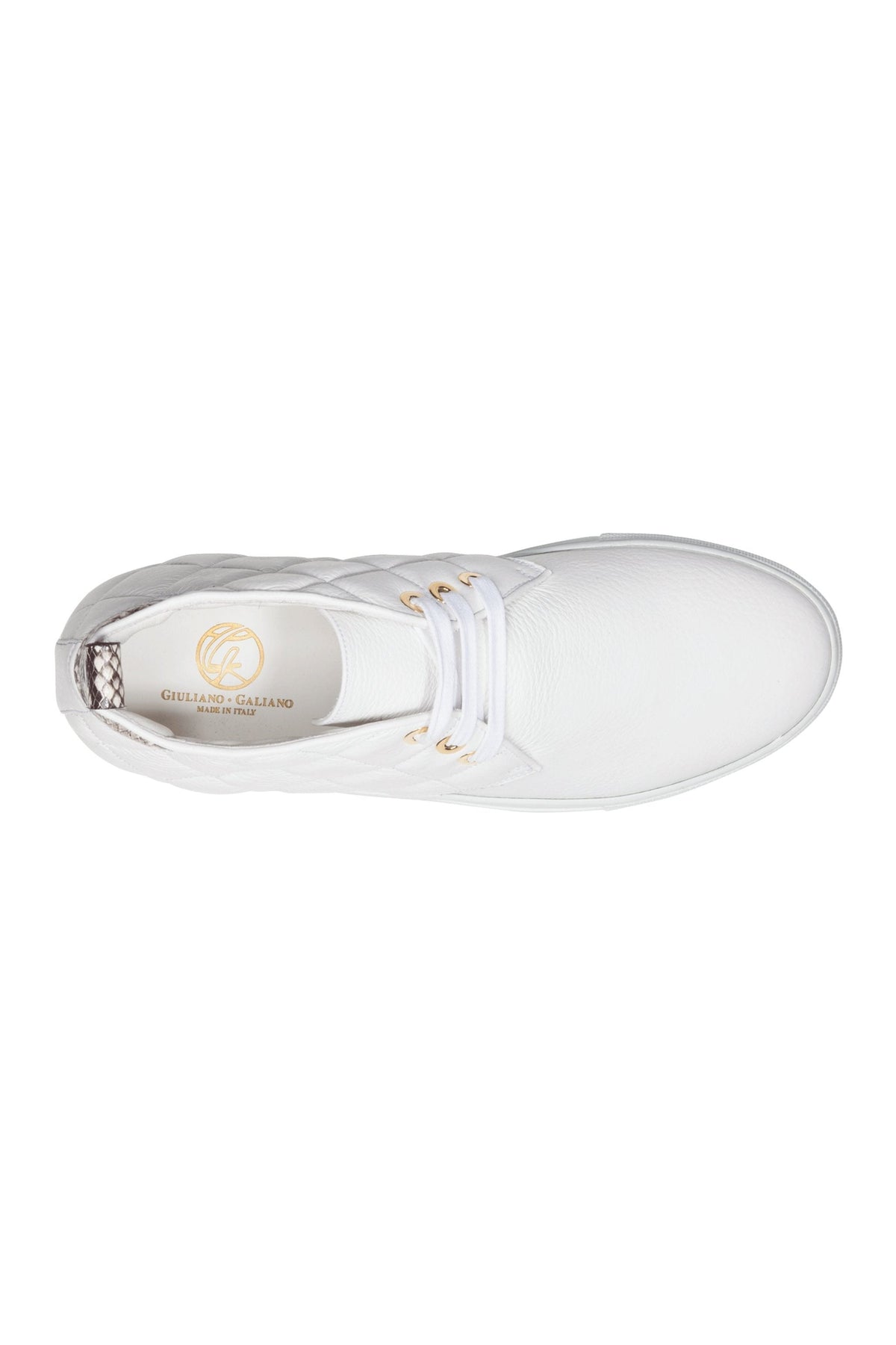 Day Dream White | Grey | Leather | Limited Edition - Giuliano Galiano | Handcrafted Luxury Sneakers Made In Italy