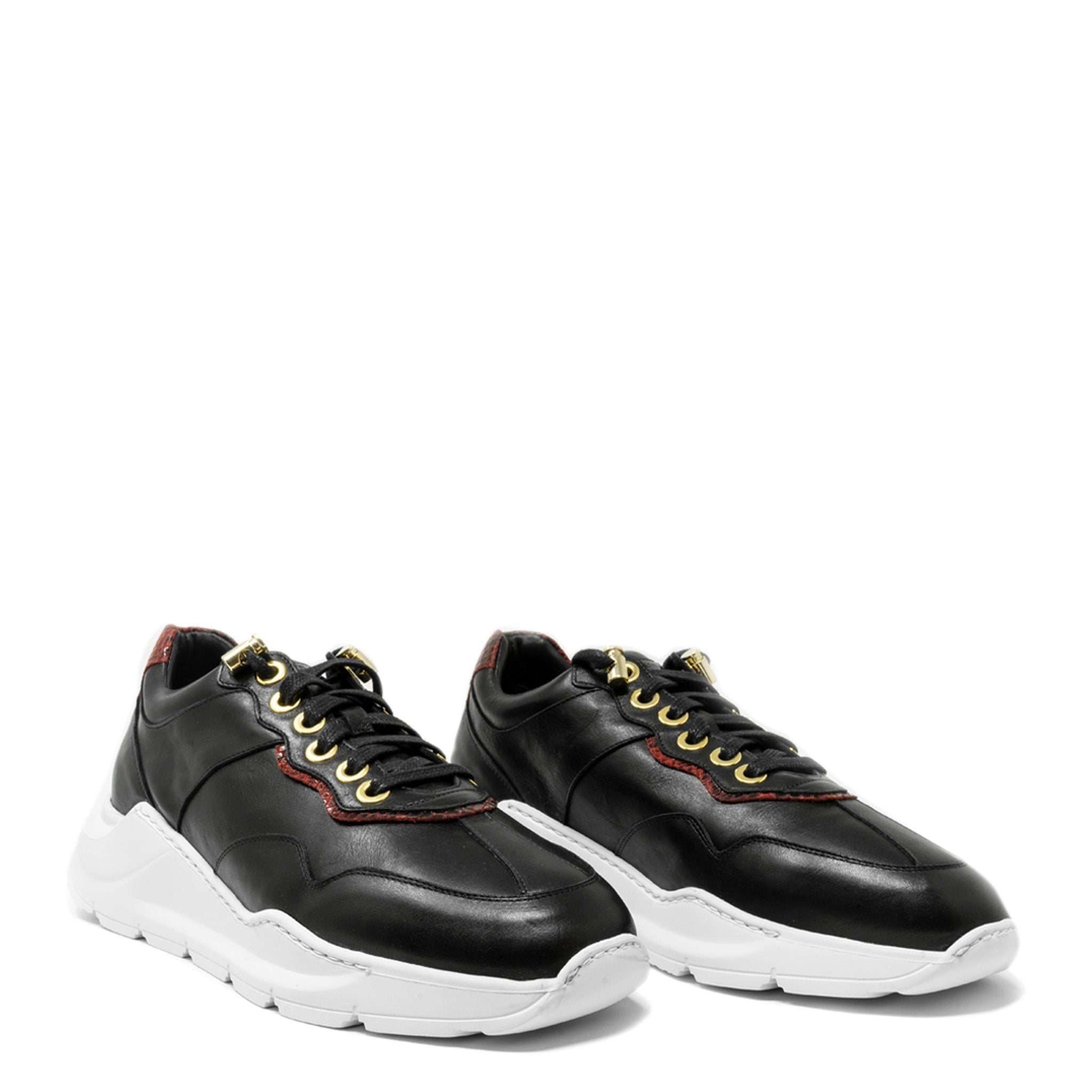 Destiny Mid - Top Black | Limited Edition - Giuliano Galiano | Handcrafted Luxury Sneakers Made In Italy