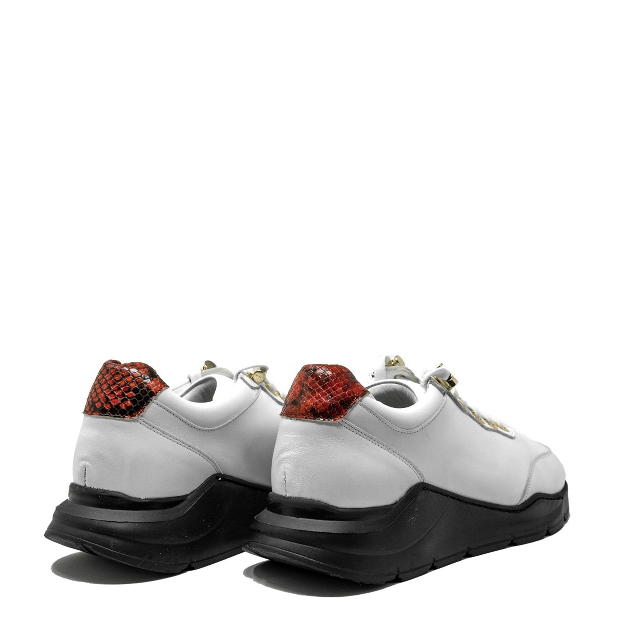 Destiny Mid - Top White Black | Limited Edition - Giuliano Galiano | Handcrafted Luxury Sneakers Made In Italy