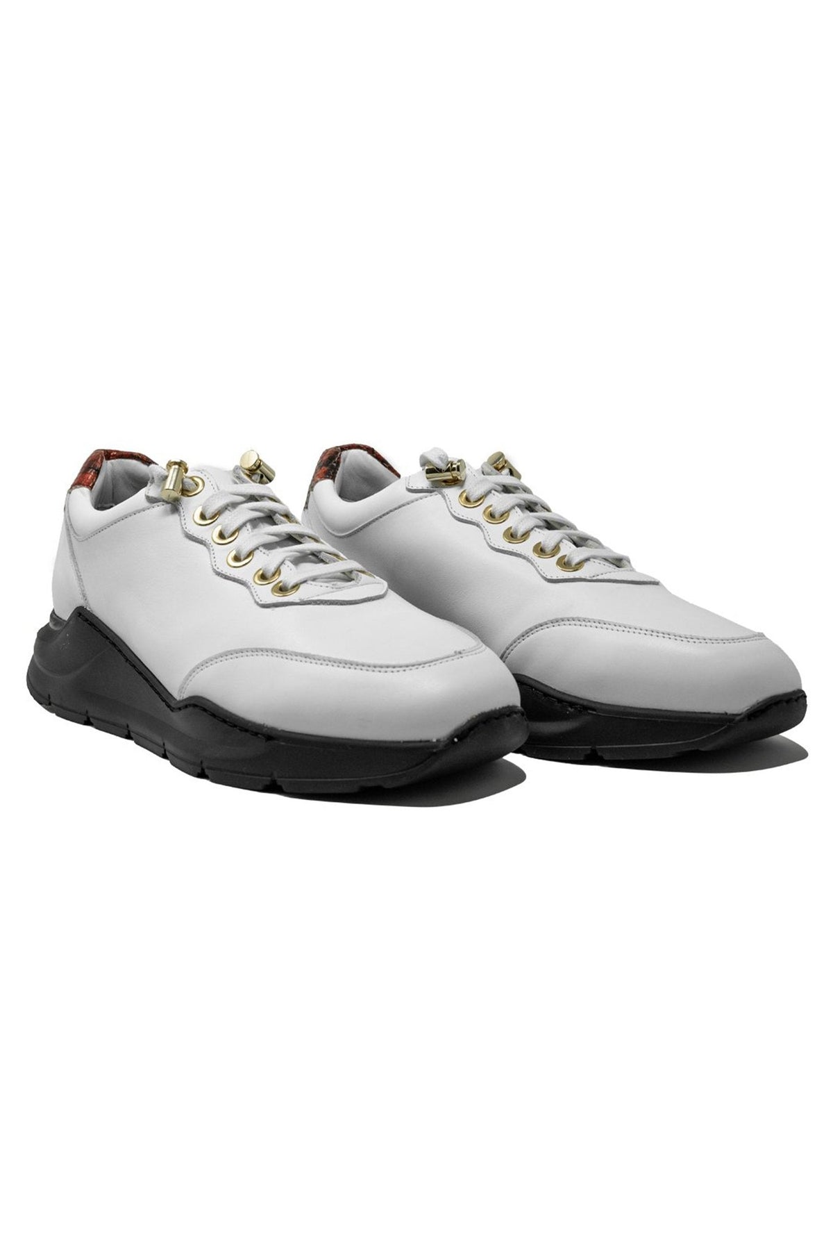Destiny Mid - Top White Black | Limited Edition - Giuliano Galiano | Handcrafted Luxury Sneakers Made In Italy