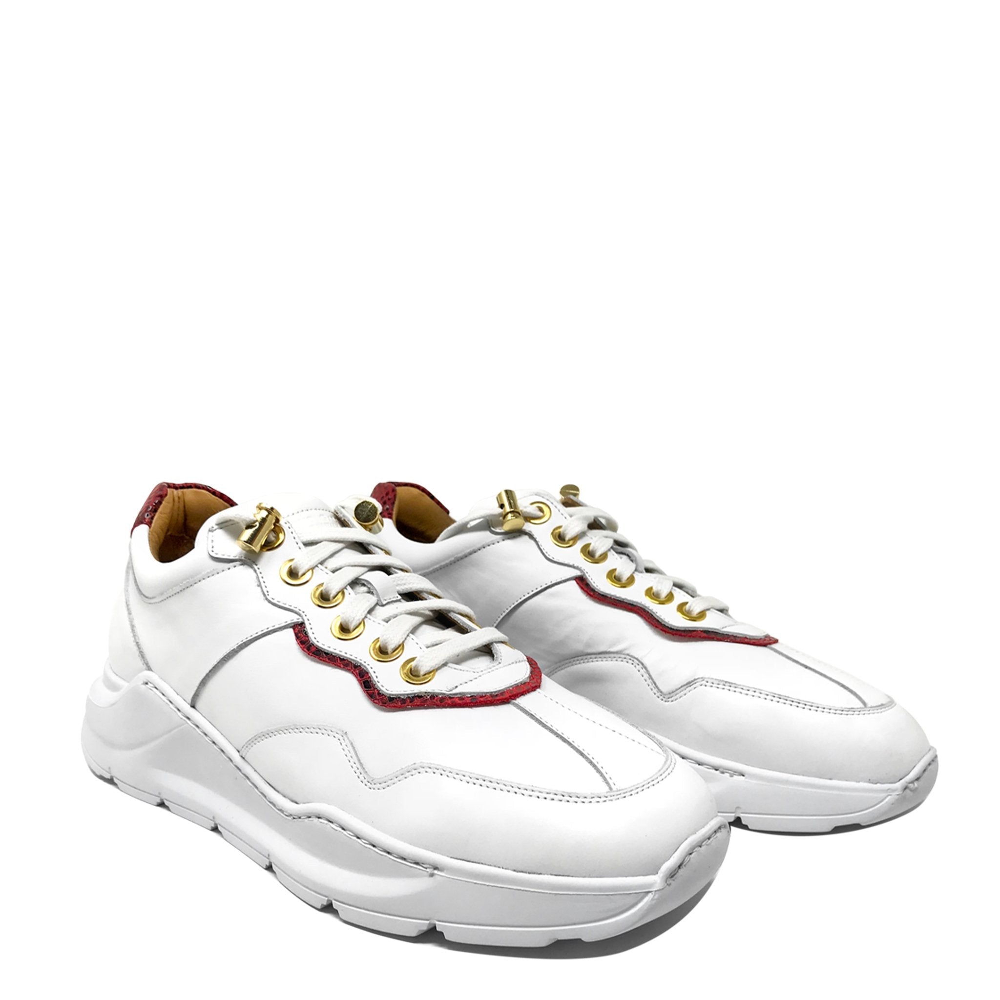 Destiny Mid - Top White | Limited Edition - Giuliano Galiano | Handcrafted Luxury Sneakers Made In Italy