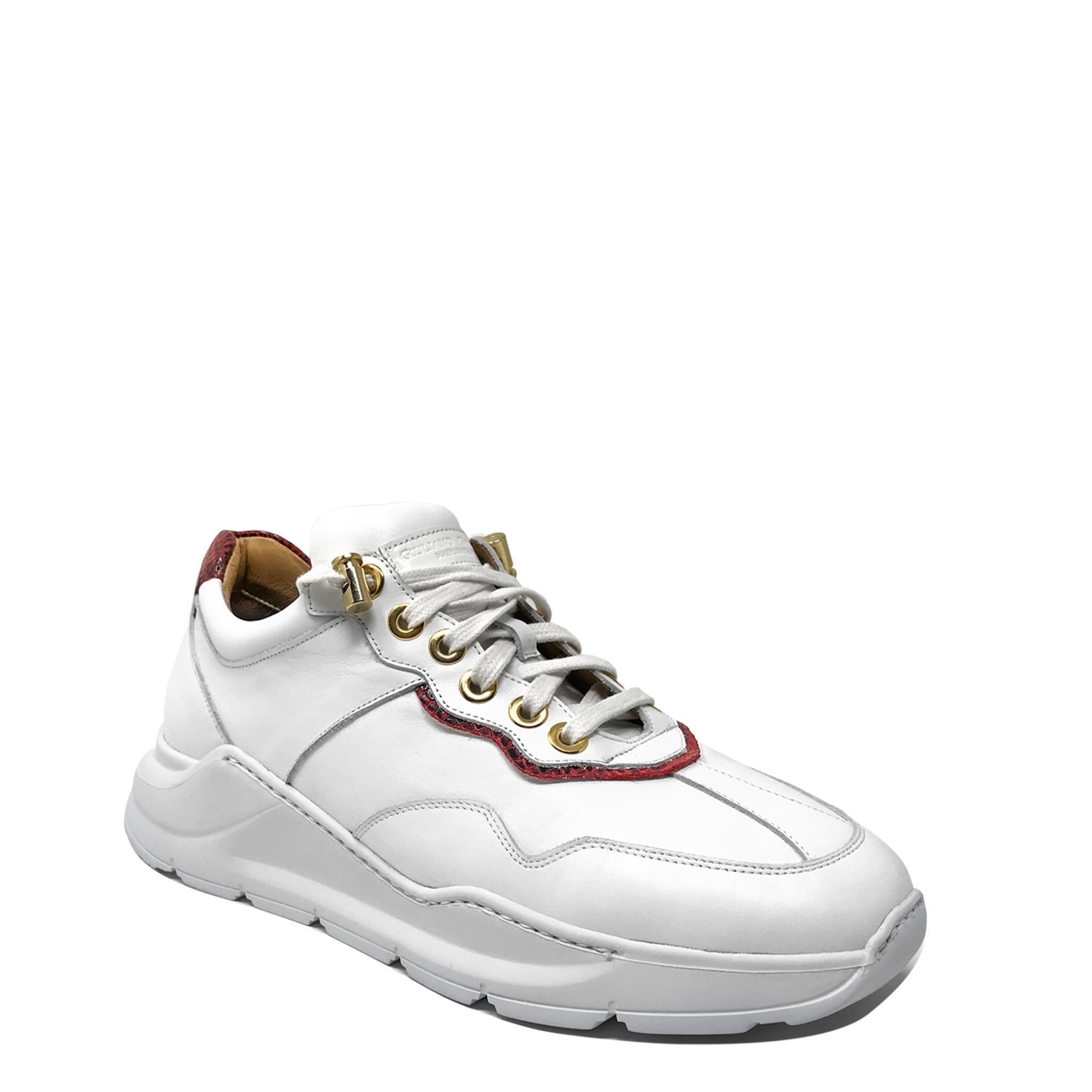 Destiny Mid - Top White | Limited Edition - Giuliano Galiano | Handcrafted Luxury Sneakers Made In Italy