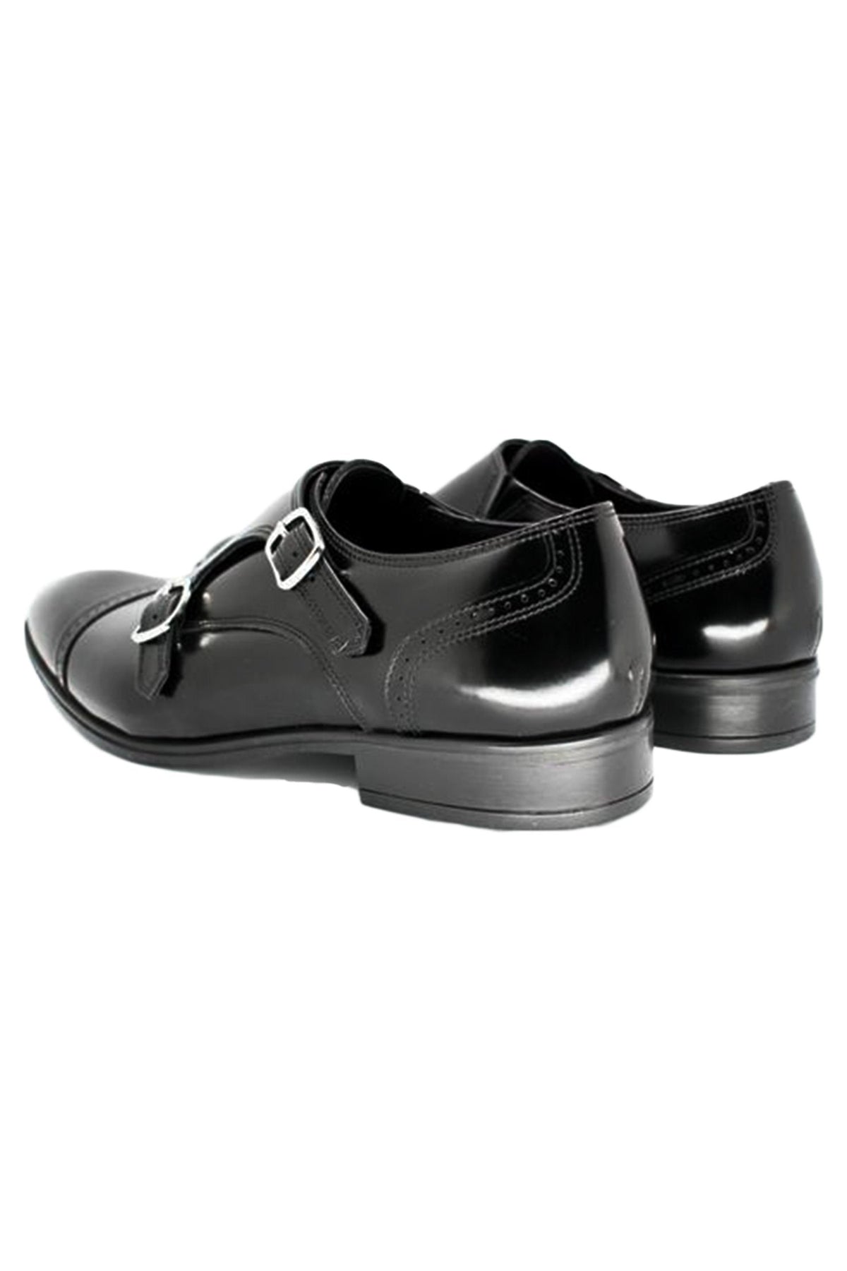Double Fibia Black | Ceremony Edition | Black | Brushed | Limited Edition - Giuliano Galiano | Handcrafted Luxury Sneakers Made In Italy