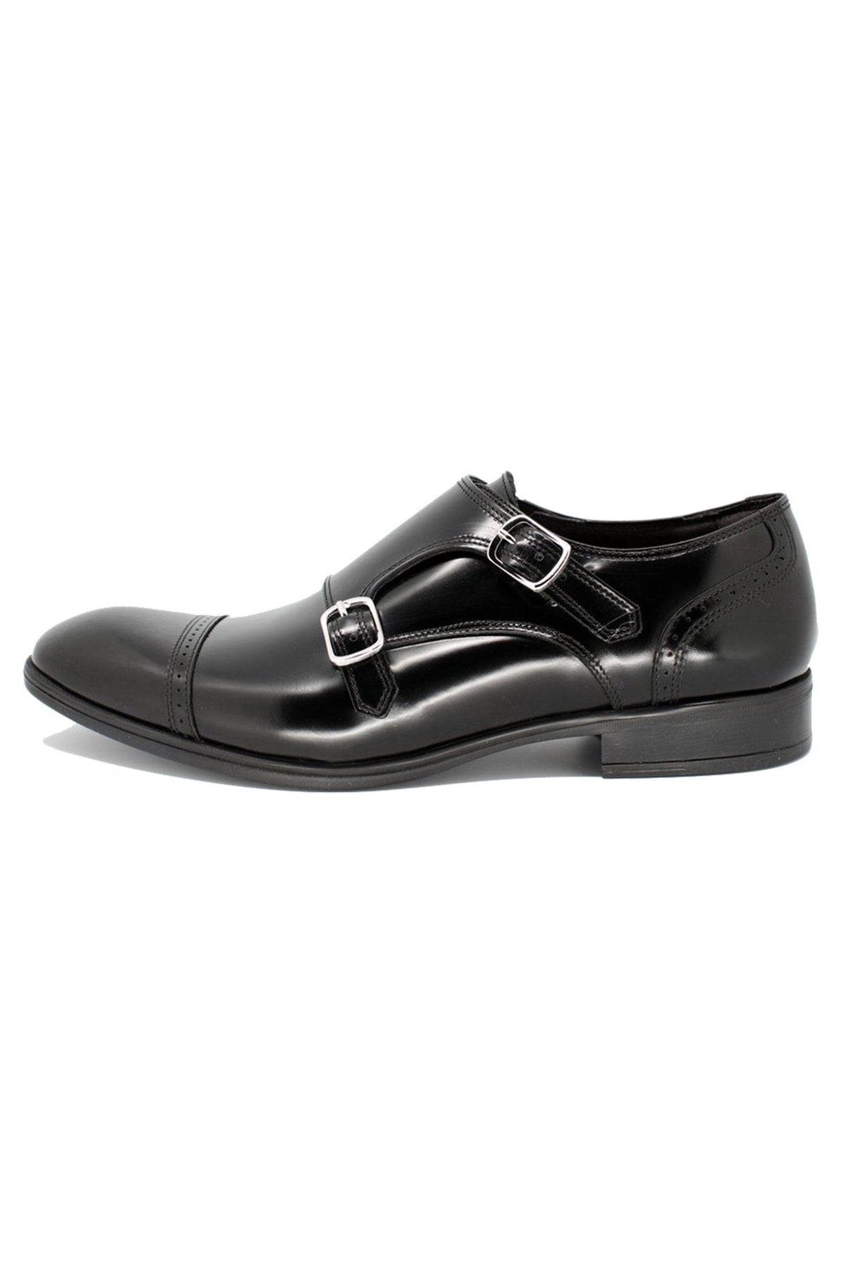 Double Fibia Black | Ceremony Edition | Black | Brushed | Limited Edition - Giuliano Galiano | Handcrafted Luxury Sneakers Made In Italy