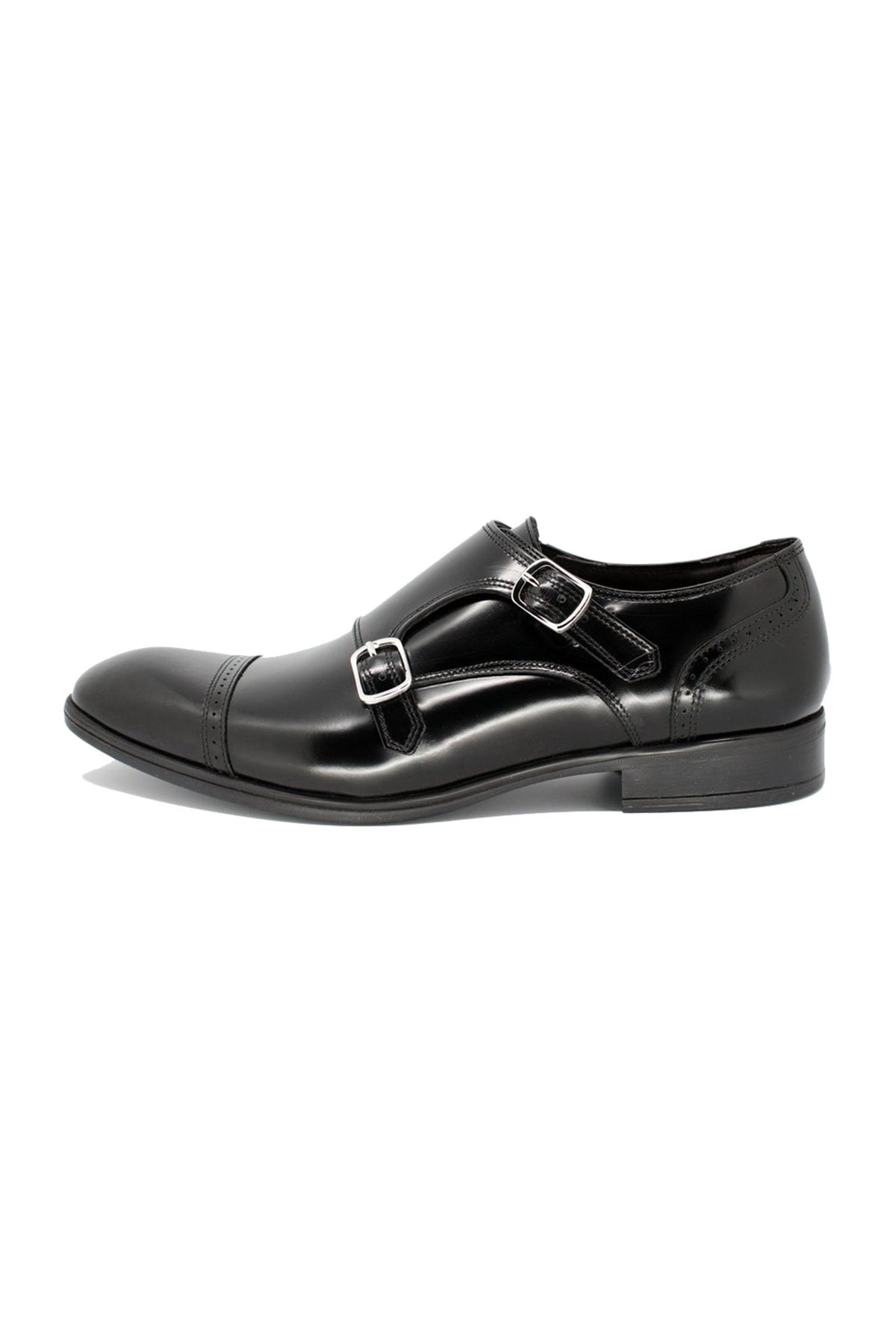 Double Fibia Black | Ceremony Edition | Black | Brushed | Limited Edition - Giuliano Galiano | Handcrafted Luxury Sneakers Made In Italy