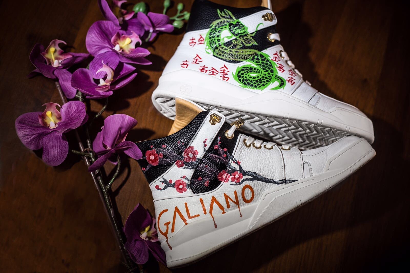 "Dragon" | Limited Edition - Giuliano Galiano | Handcrafted Luxury Sneakers Made In Italy