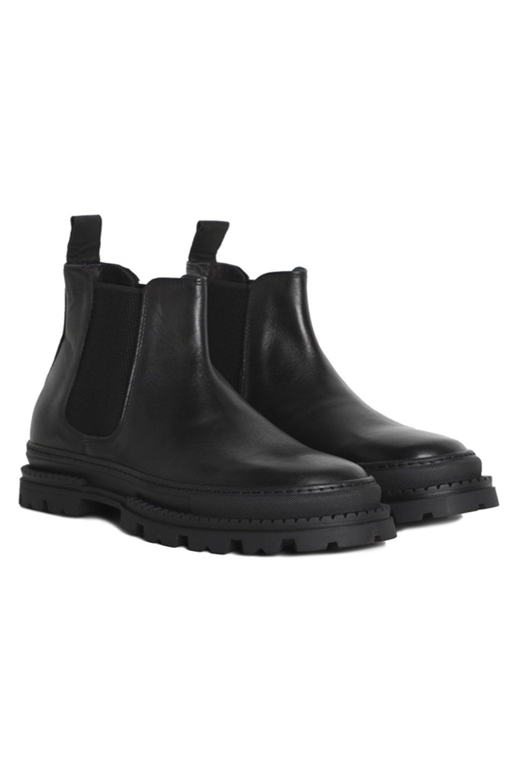 Elvis | Black Leather - Giuliano Galiano | Handcrafted Luxury Sneakers Made In Italy