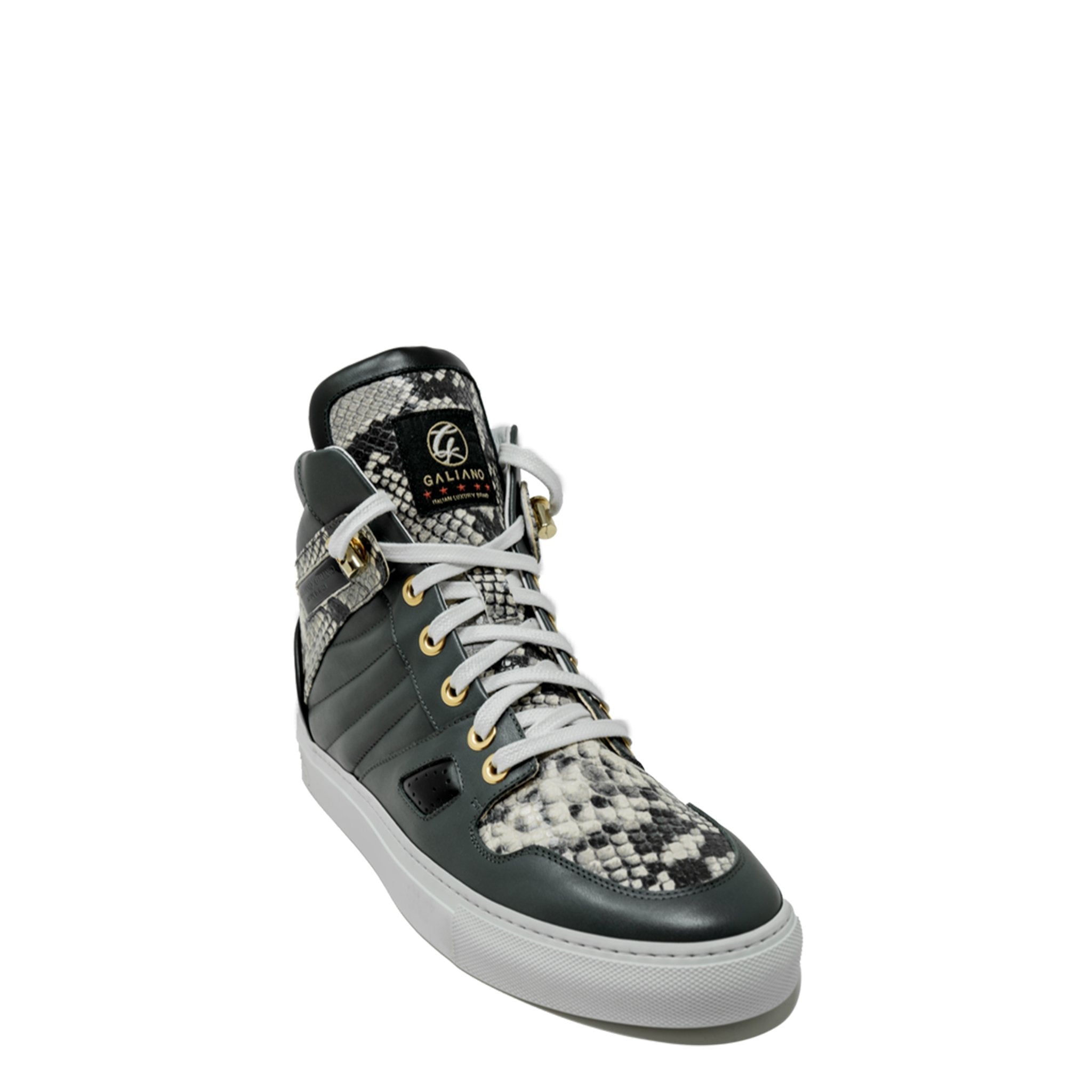FastLife High Military Python Style X M. Towers | Limited Edition - Giuliano Galiano | Handcrafted Luxury Sneakers Made In Italy
