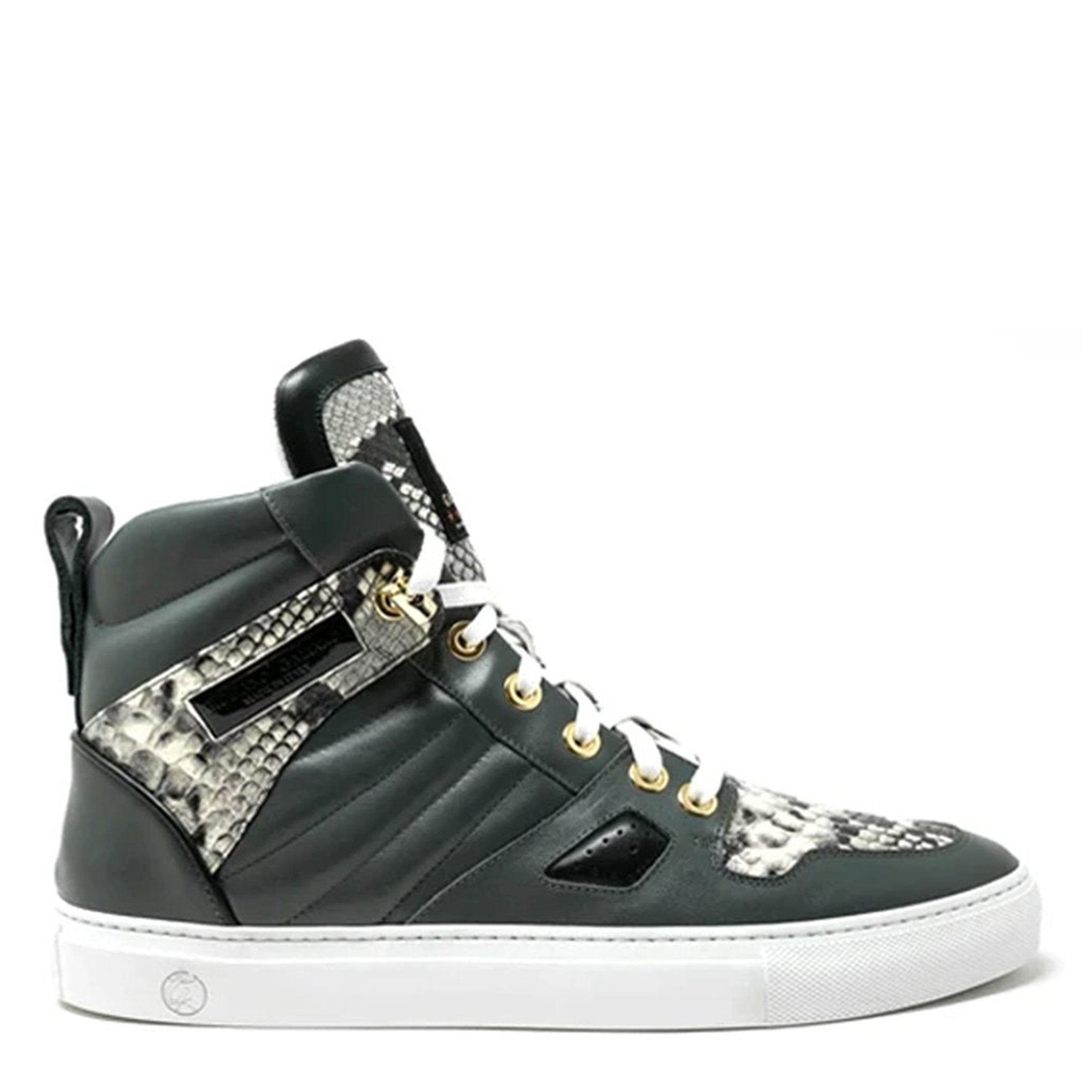 FastLife High Military Python Style X M. Towers | Limited Edition - Giuliano Galiano | Handcrafted Luxury Sneakers Made In Italy