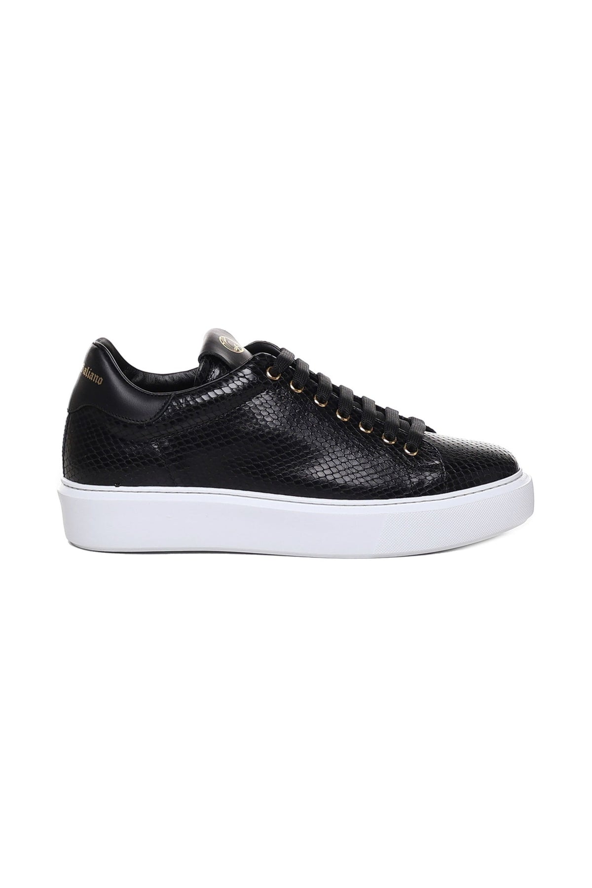 Fire | Black Python Style | Limited Edition - Giuliano Galiano | Handcrafted Luxury Sneakers Made In Italy