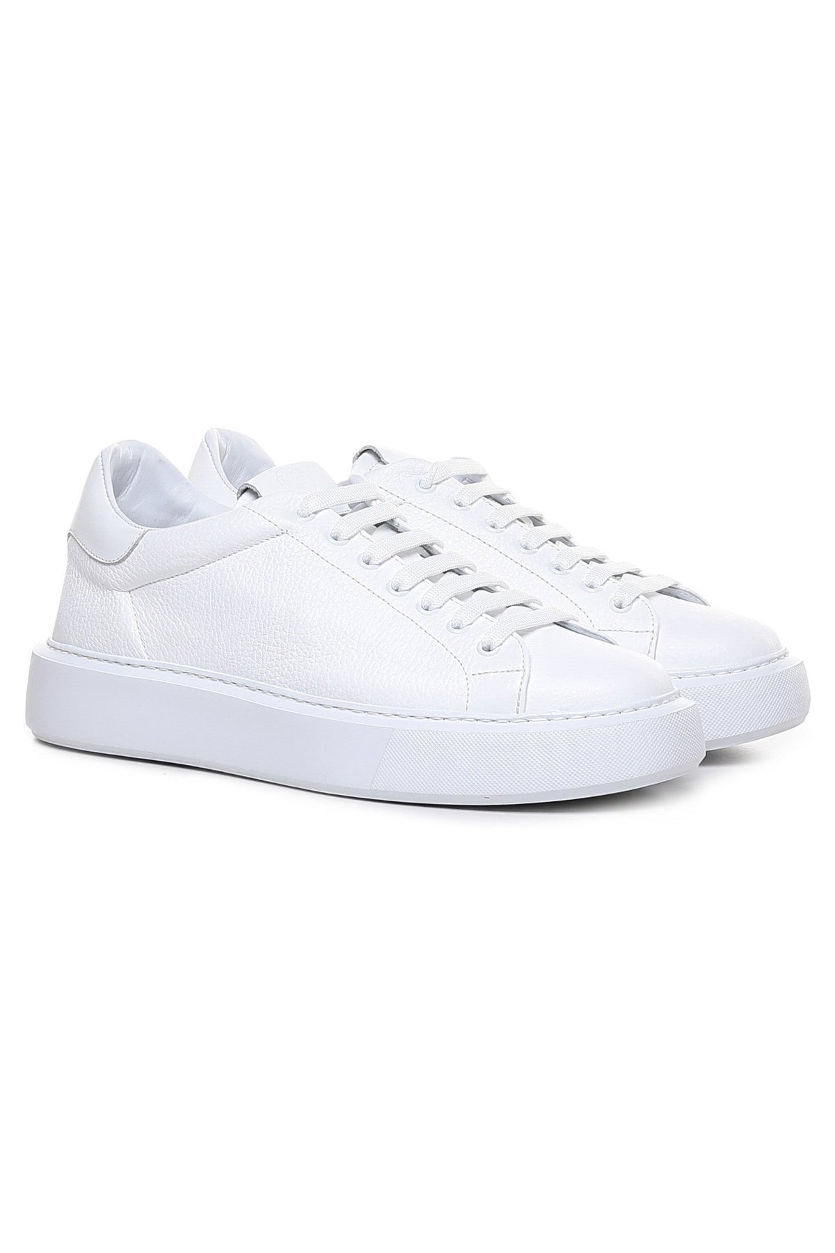 Fire | White Leather - Giuliano Galiano | Handcrafted Luxury Sneakers Made In Italy