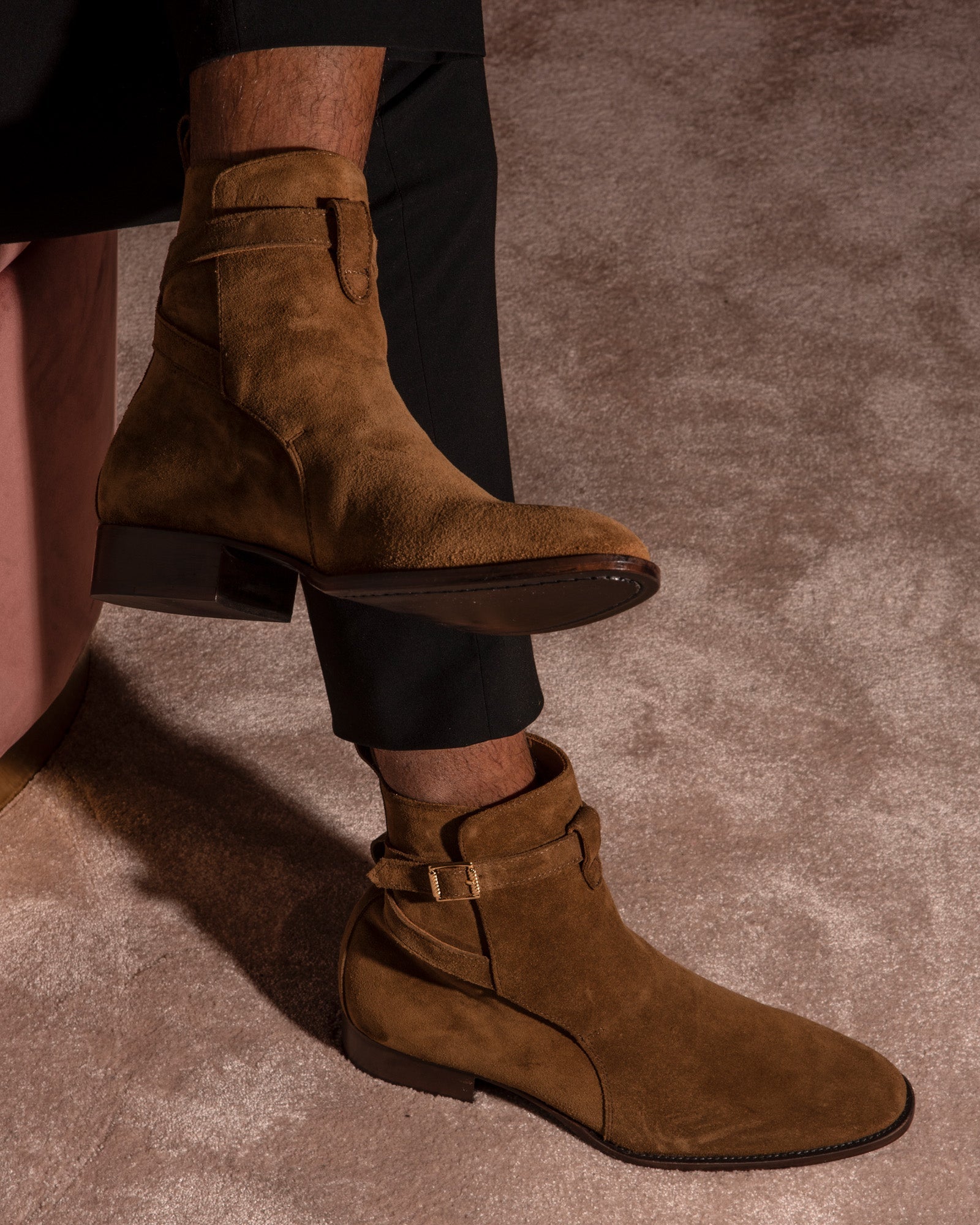 Flash Boots Beige - Giuliano Galiano | Handcrafted Luxury Sneakers Made In Italy